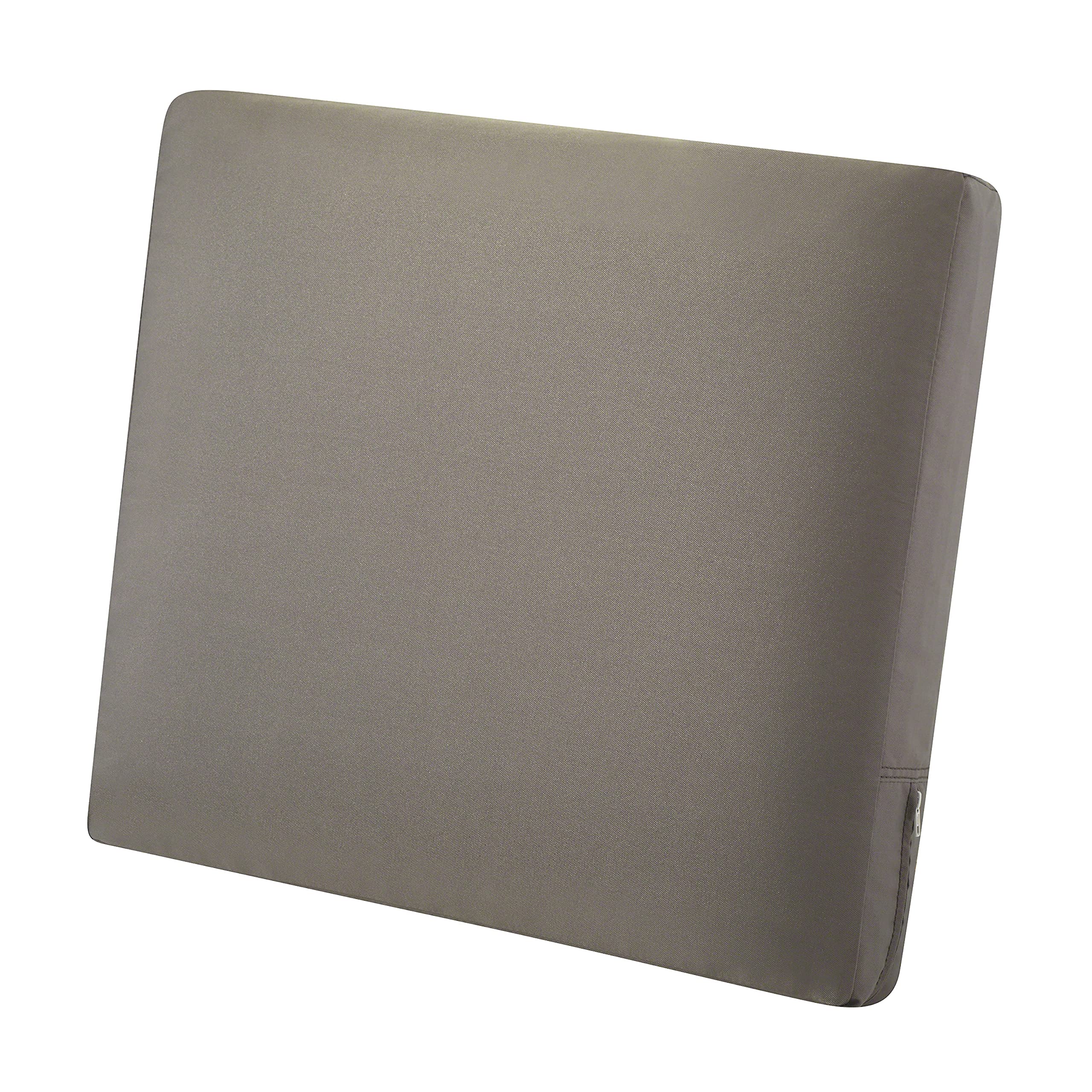 Classic Accessories 62-024-TAUPE-EC Ravenna Outdoor Loveseat Back Cushion - Dark Taupe, 1-Pack - Waterproof & UV Resistant for Patio, Deck, and Garden Furniture Comfort