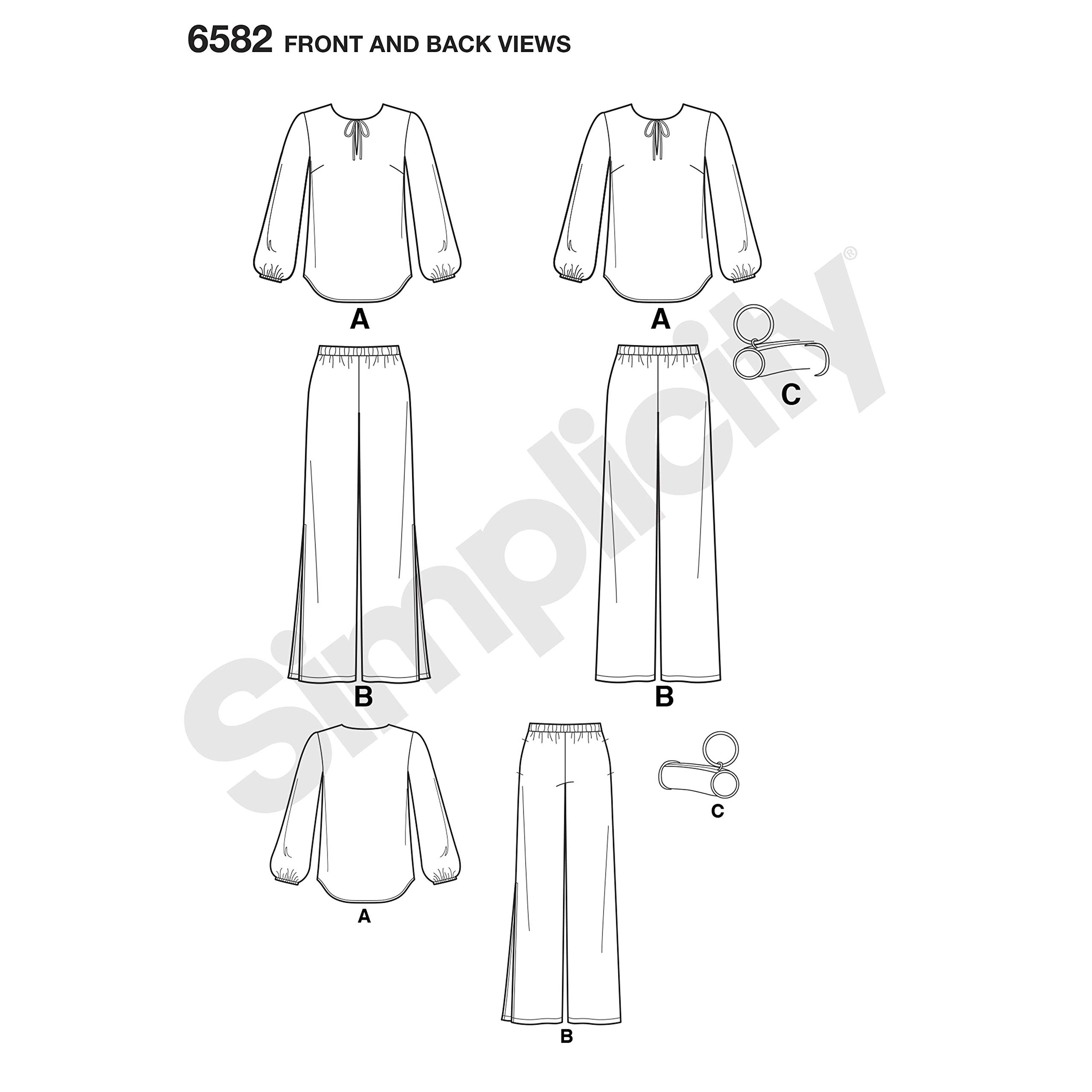 New Look Sewing Pattern - Paper, White, Sizes 38-46 | DIY Dressmaking, Costume Design & Fashion Projects for Beginners to Advanced