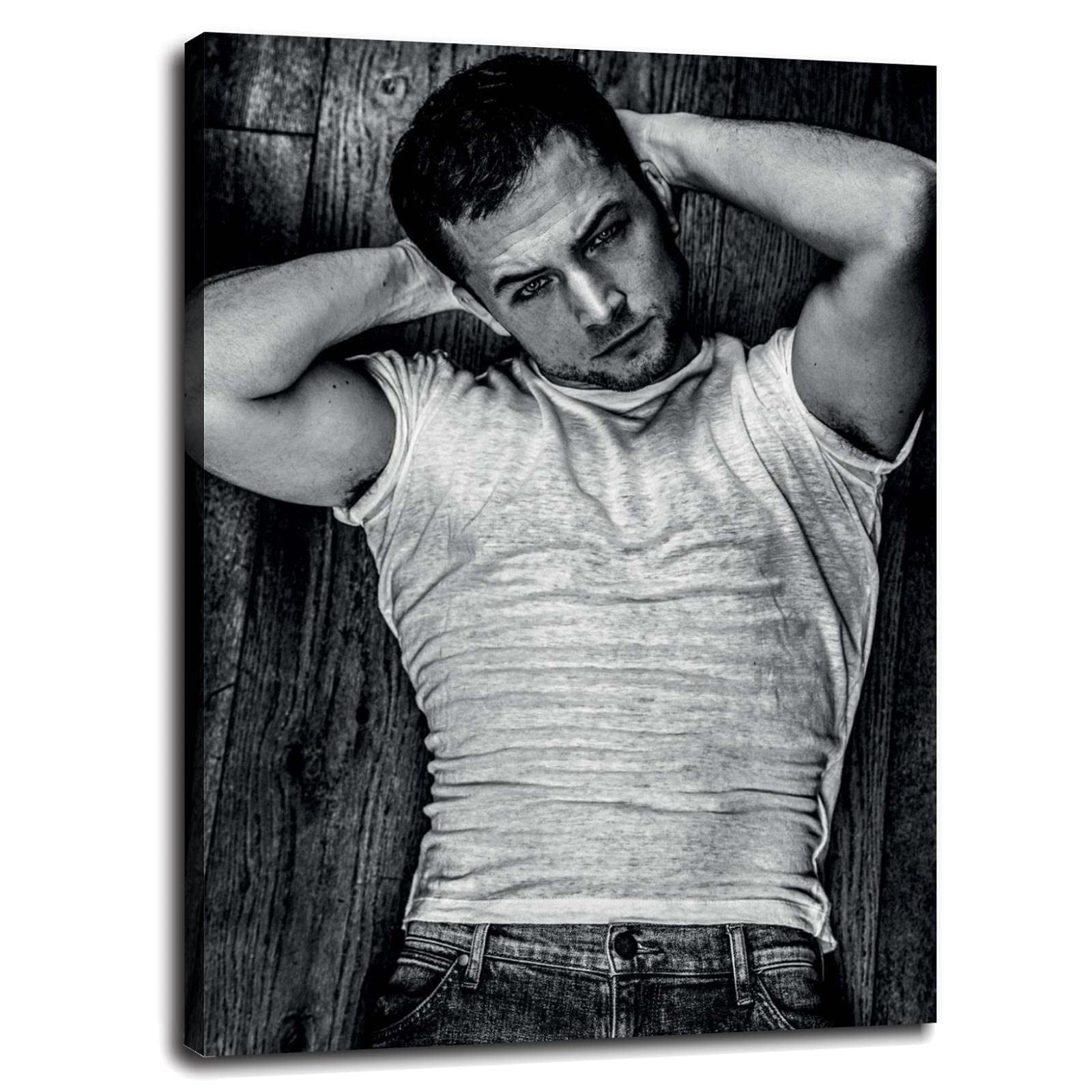 Taron Egerton Canvas Wall Art Print 32
