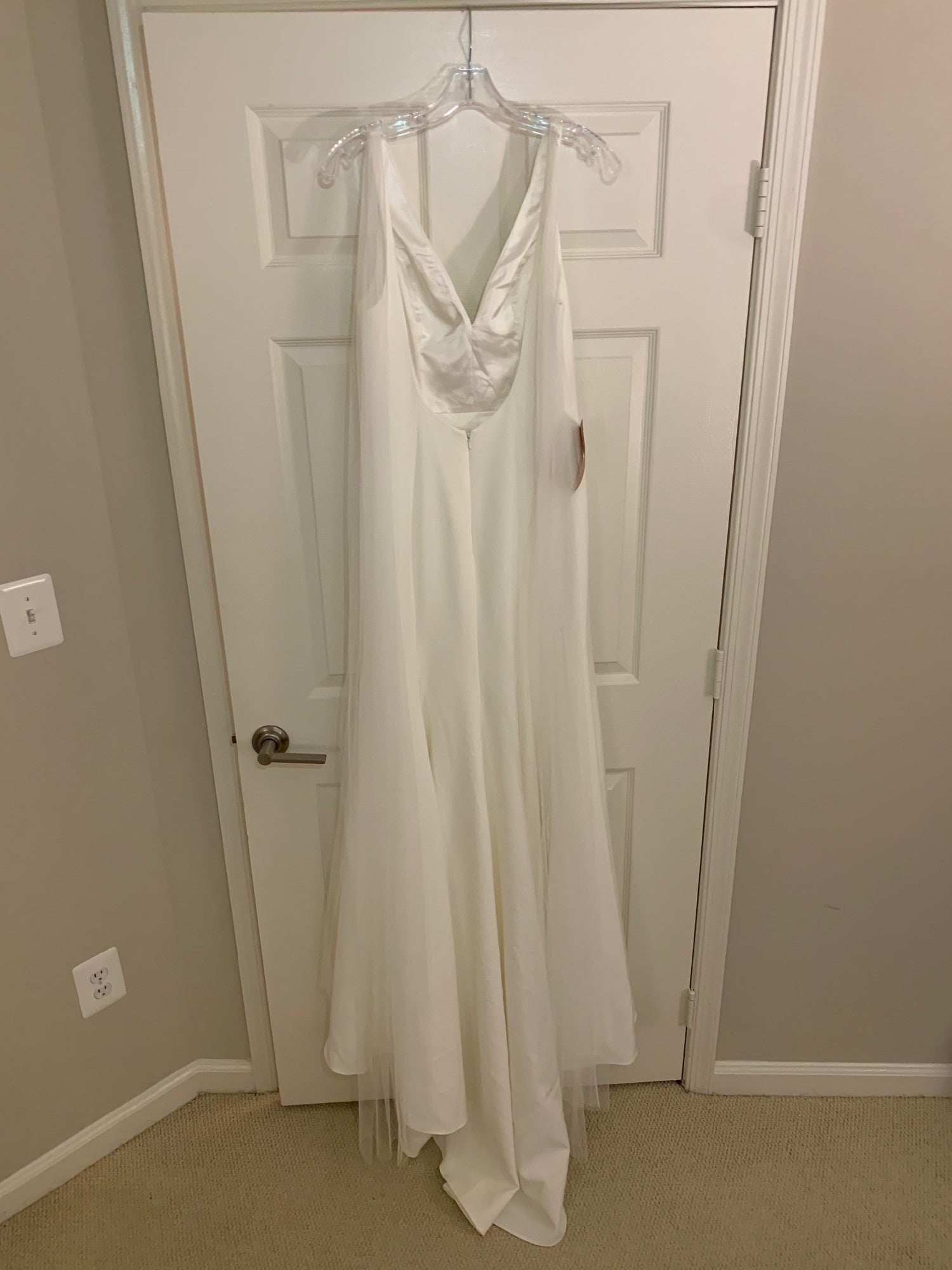 Jenny Yoo Tana Gown - Elegant A-Line Wedding Dress with Lace Appliques | Perfect for Bridal Ceremonies, Formal Events & Special Occasions