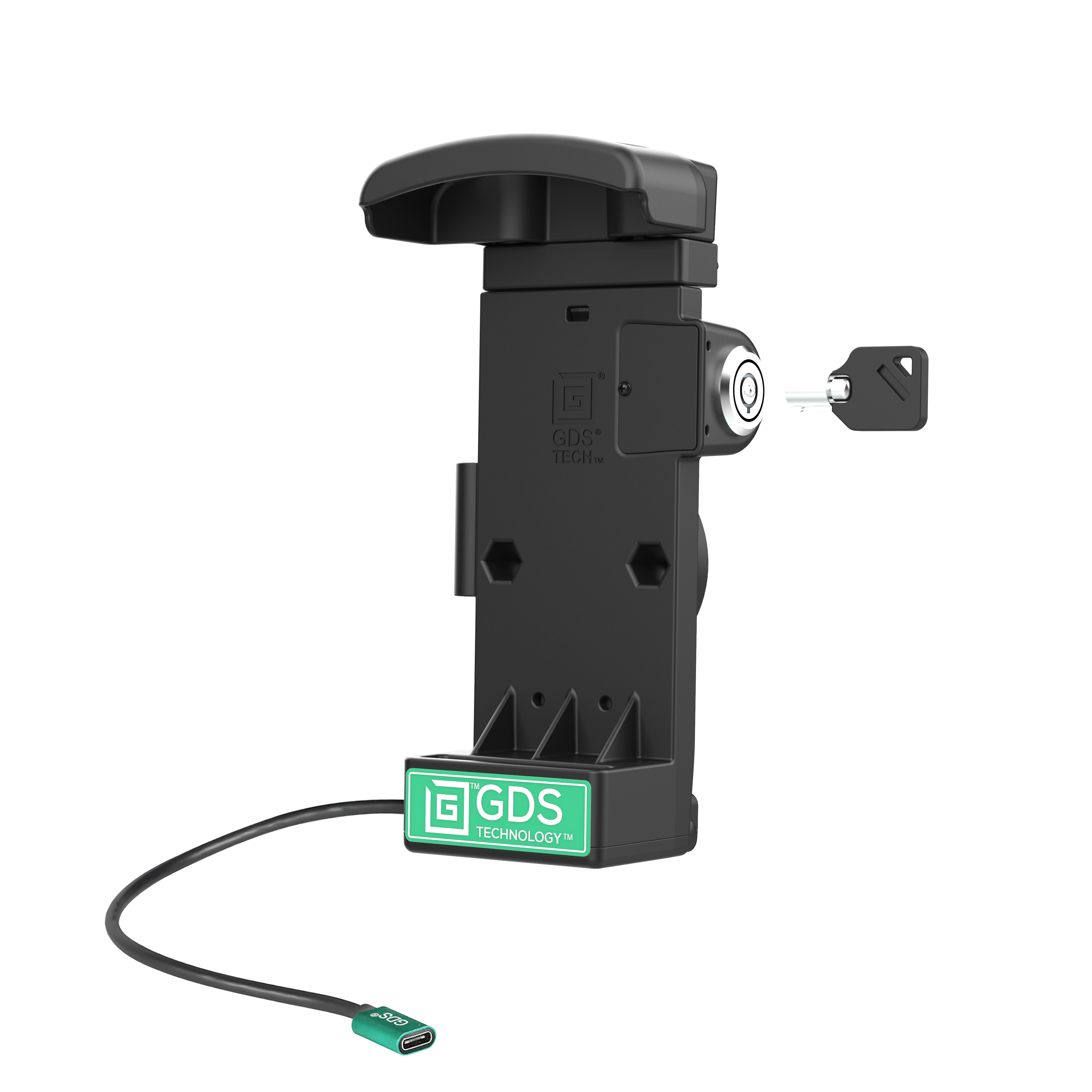 GDS® Locking Powered Dock for Zebra TC73/78 TC75 TC78 Mobile Computers - Secure Charging Station with RAM Mount (GDS DOCKL V12 ZE35CPU) - Perfect for Warehouse, Retail & Logistics Use