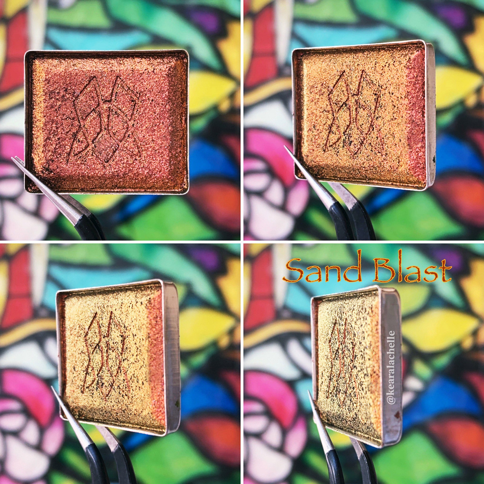 Sand Blast Multichrome Eyeshadow with Jewels - Long-Lasting Metallic Eye Makeup for Party & Night Out Looks