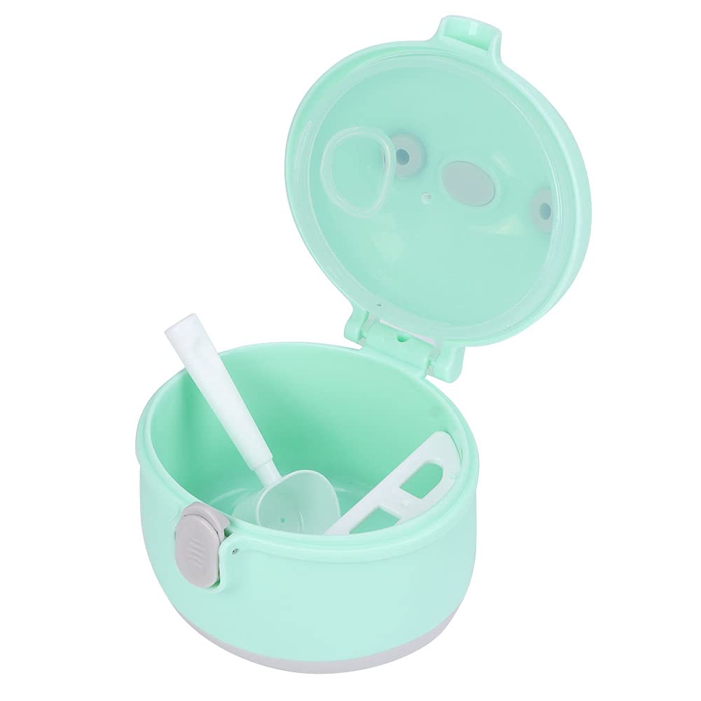 **Eco-Friendly Baby Food Storage Containers | Double-Layer Baby Formula Dispenser | Easy to Clean & Portable | Small Green Milk Powder Storage Box | Perfect for Travel, Daycare & On-the-Go Feeding**