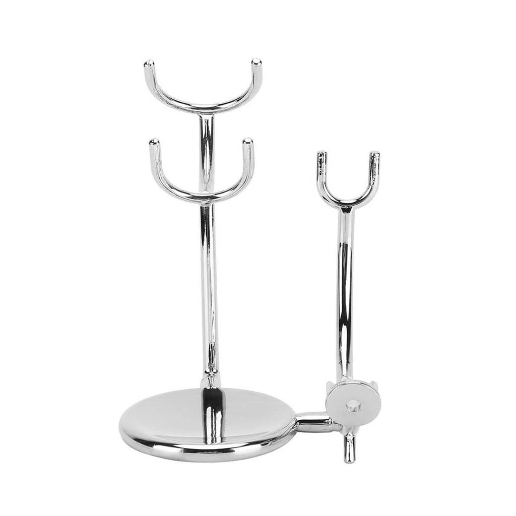 Premium Stainless Steel Beard Grooming Kit for Men - Durable Shaving Rack & Organizer with Display Shelf - Perfect for Home Bathroom, Barbershop, and Travel Grooming Essentials Storage
