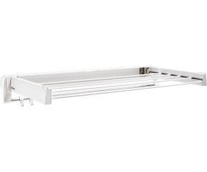 Wall Mounted Clothes Dryer - 70cm White Space-Saving Laundry Rack for Small Apartments & Bathrooms