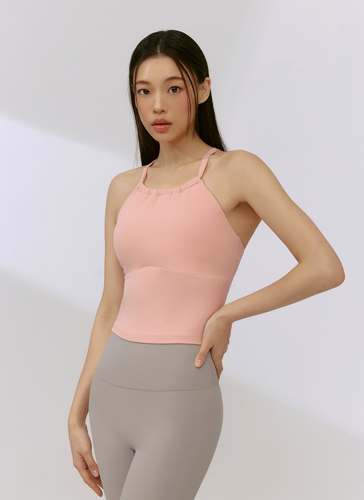 Black Label Power Rise Halter Neck Crop Top - Women's Fashion Workout & Summer Streetwear Top for Gym, Yoga, and Casual Outfits