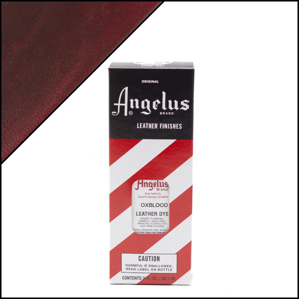 ANGELUS Leather Dye (3 oz) - Premium Leather Paint for Shoes, Bags & Accessories - Perfect for DIY Leather Repair & Customization Projects