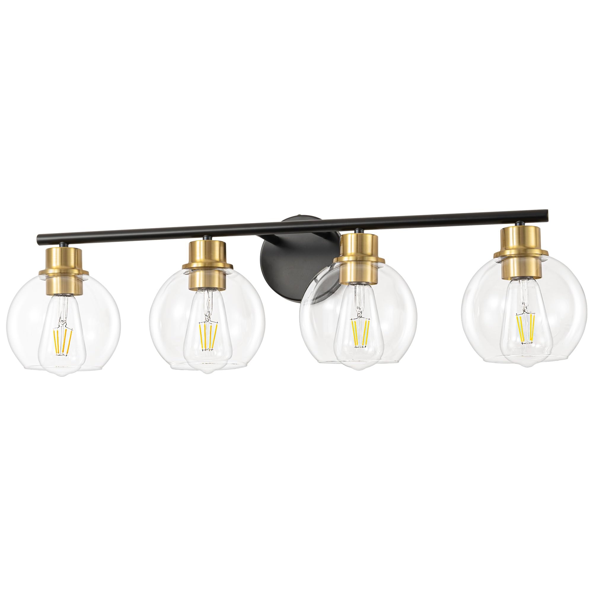 Modern 4-Light Bathroom Vanity Lighting - 29.5