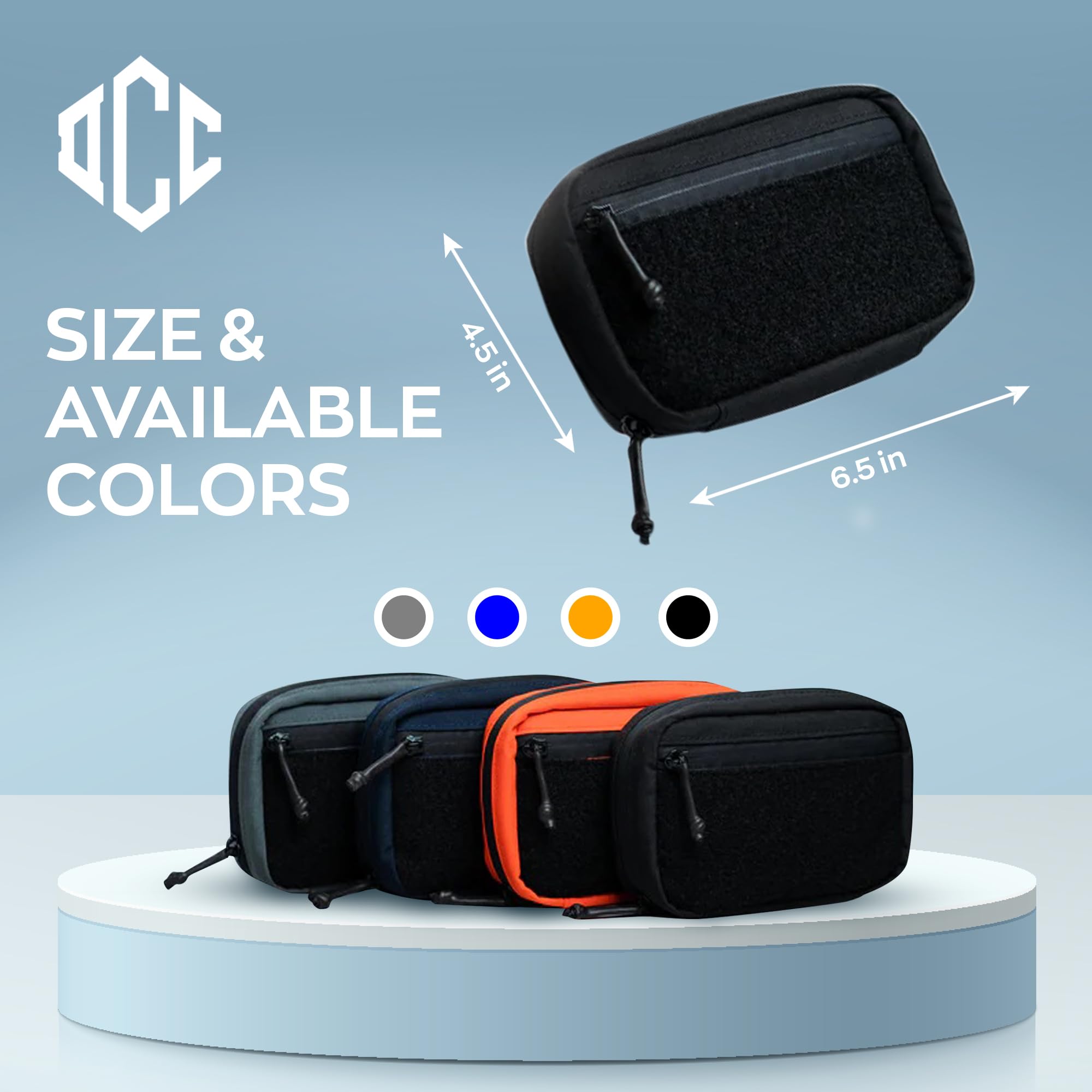 DAILYCARRYCO EDC Pouch Organizer - Waterproof Multi-Pocket Tool Bag for Everyday Carry Essentials | Perfect for Camping, Hiking & Outdoor Adventures