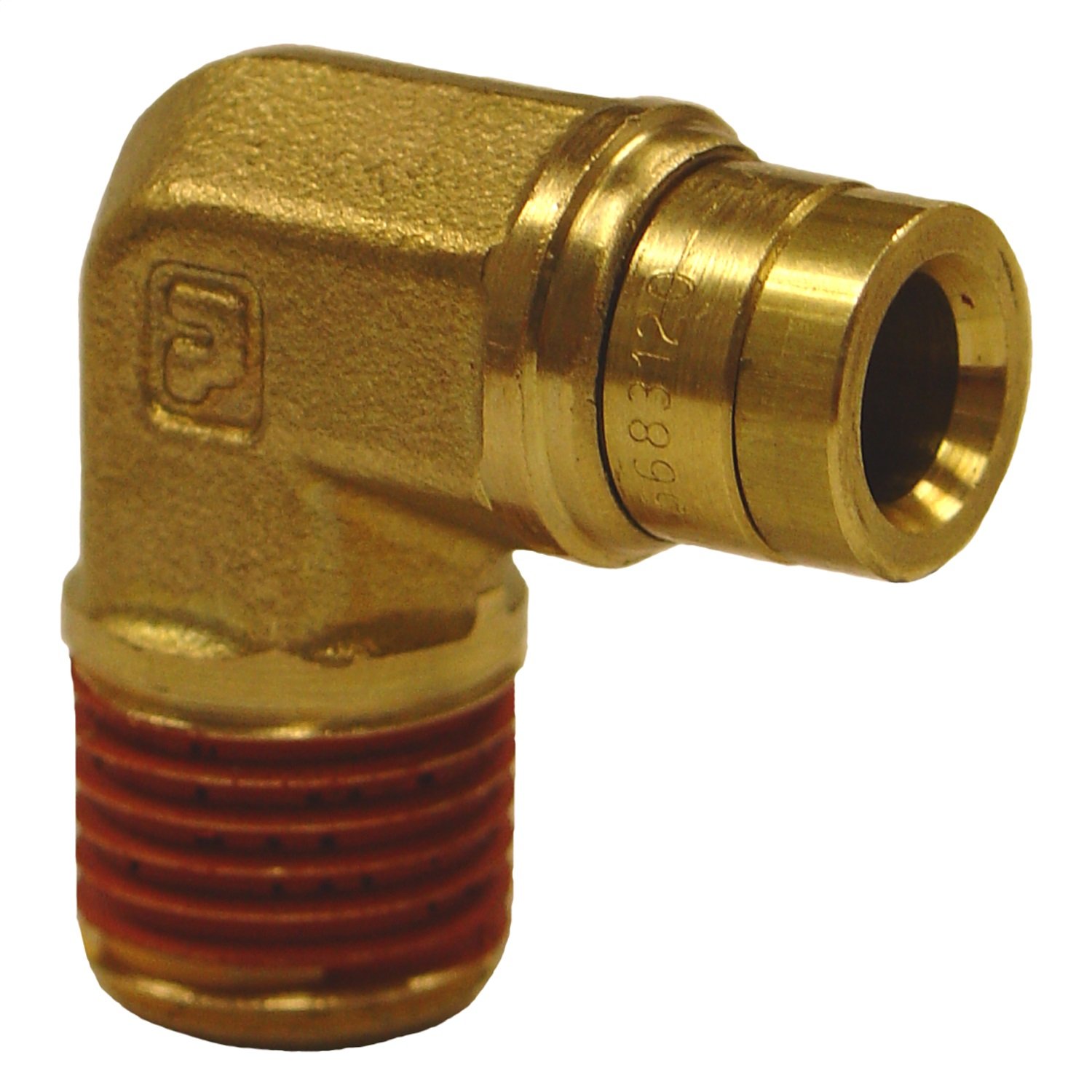 Firestone 3456 Male Elbow Air Fitting - High Pressure Brass Quick Connect Coupler for Air Compressors, Pneumatic Tools & Tire Inflators - Ideal for Automotive, Industrial & DIY Applications