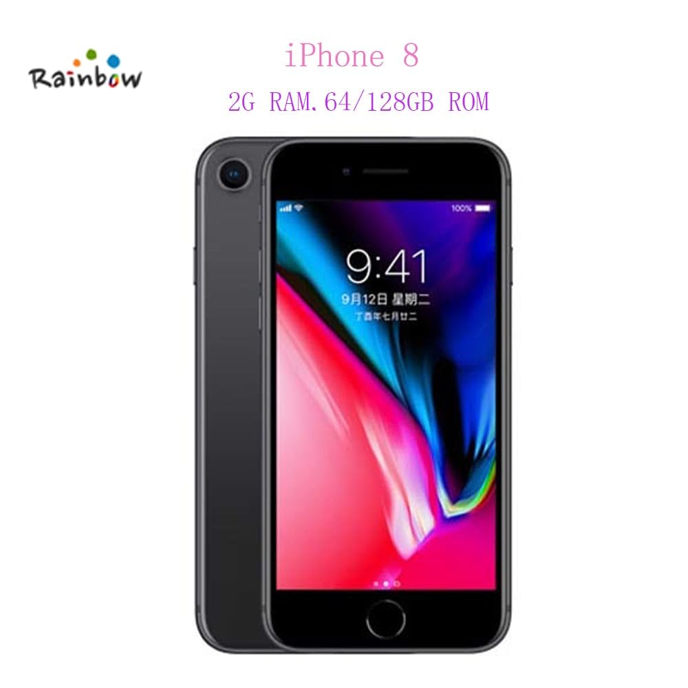 Refurbished Apple iPhone 8 64GB Gold Unlocked Smartphone - Perfect for Travel, Business & Everyday Use