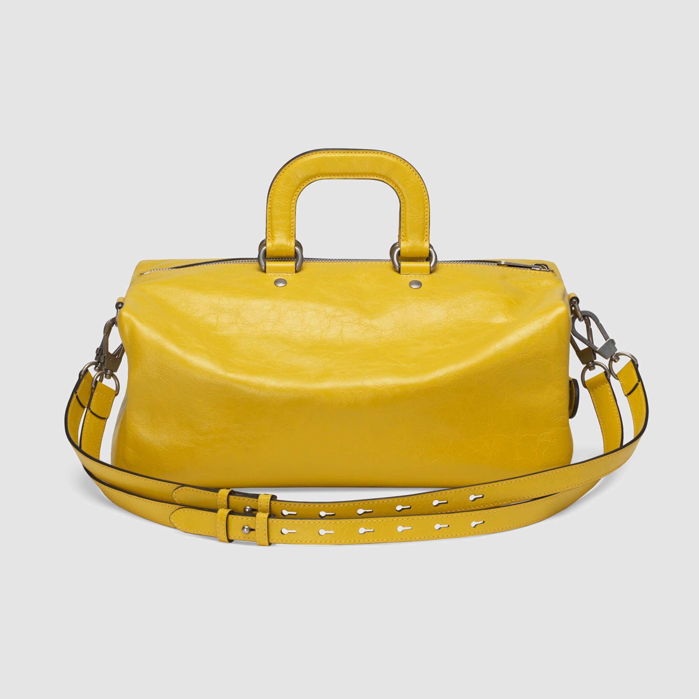 Gucci Soft Leather Backpack for Women - Yellow Luxury Designer Handbag for Travel, Work & School | Premium Genuine Leather Backpack with Comfortable Straps
