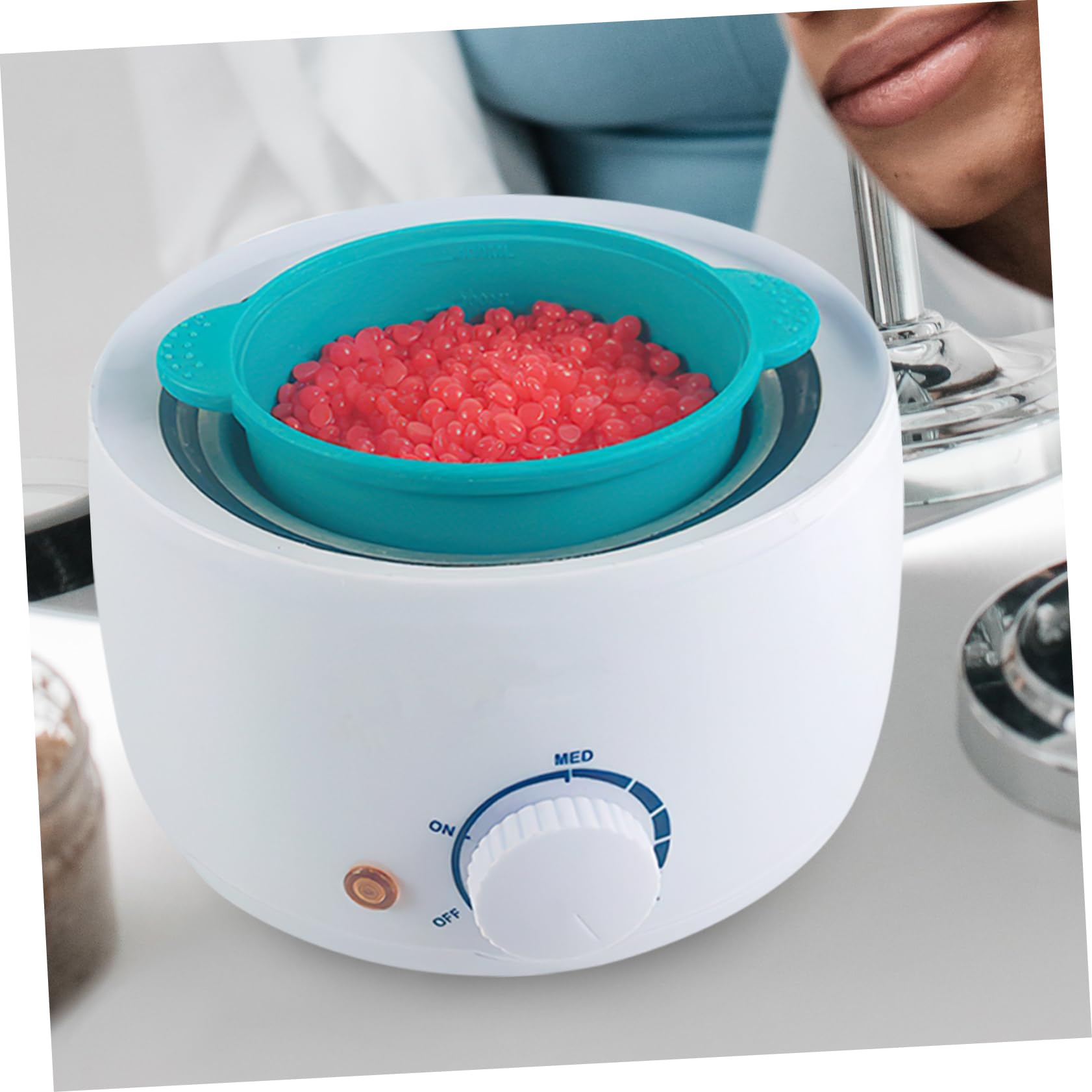 Beaupretty Silicone Wax Melting Pot - Small Flexible Wax Warmer for Hair Removal & DIY Waxing Supplies - Perfect for Home Spa, Salon, and Beauty Treatments