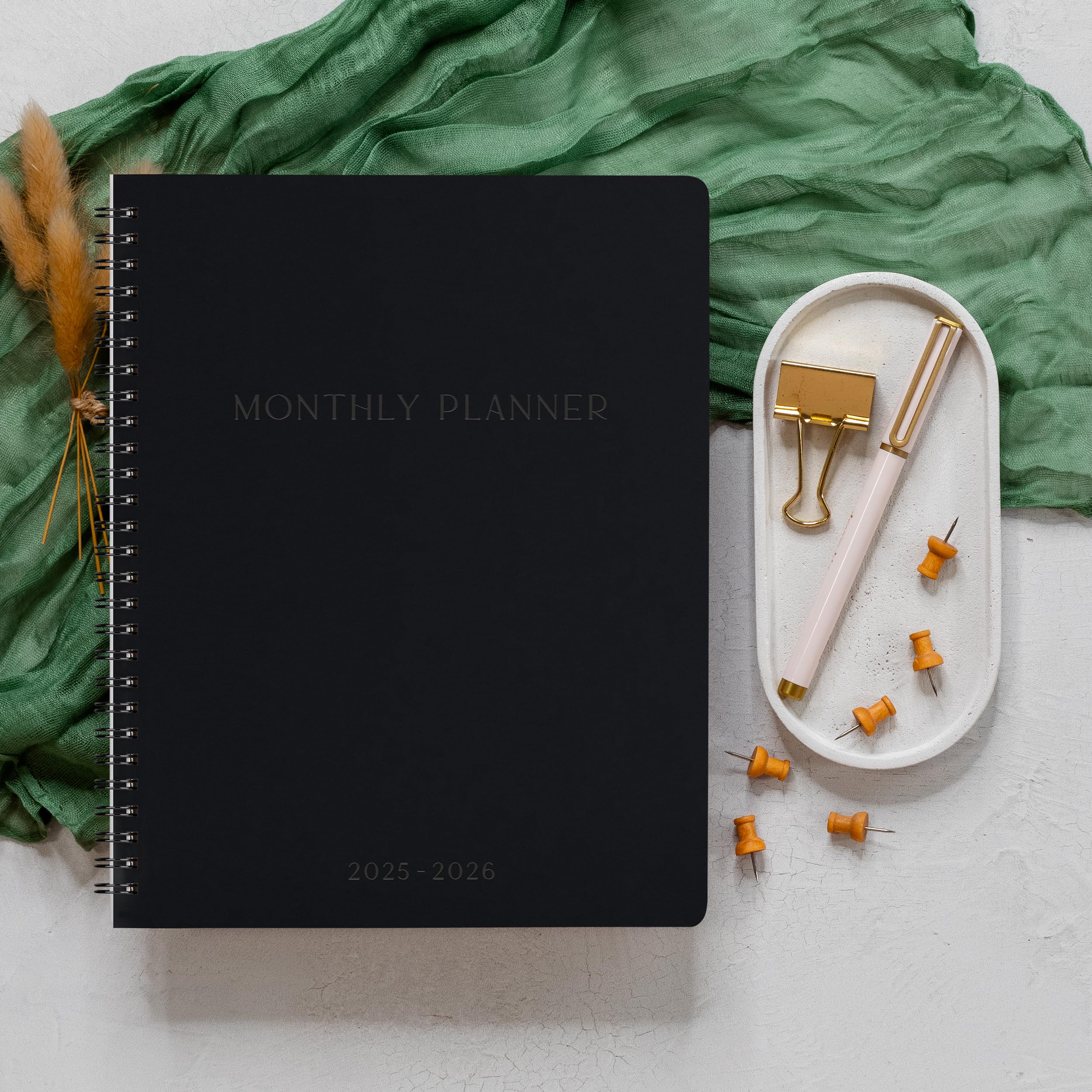 2025-2026 Monthly Planner & Calendar Book - Aesthetic Productivity Planner with To-Do Lists for Work, School & Personal Goals | January 2025-December 2026 | Perfect for Office, College Students & Home Organization