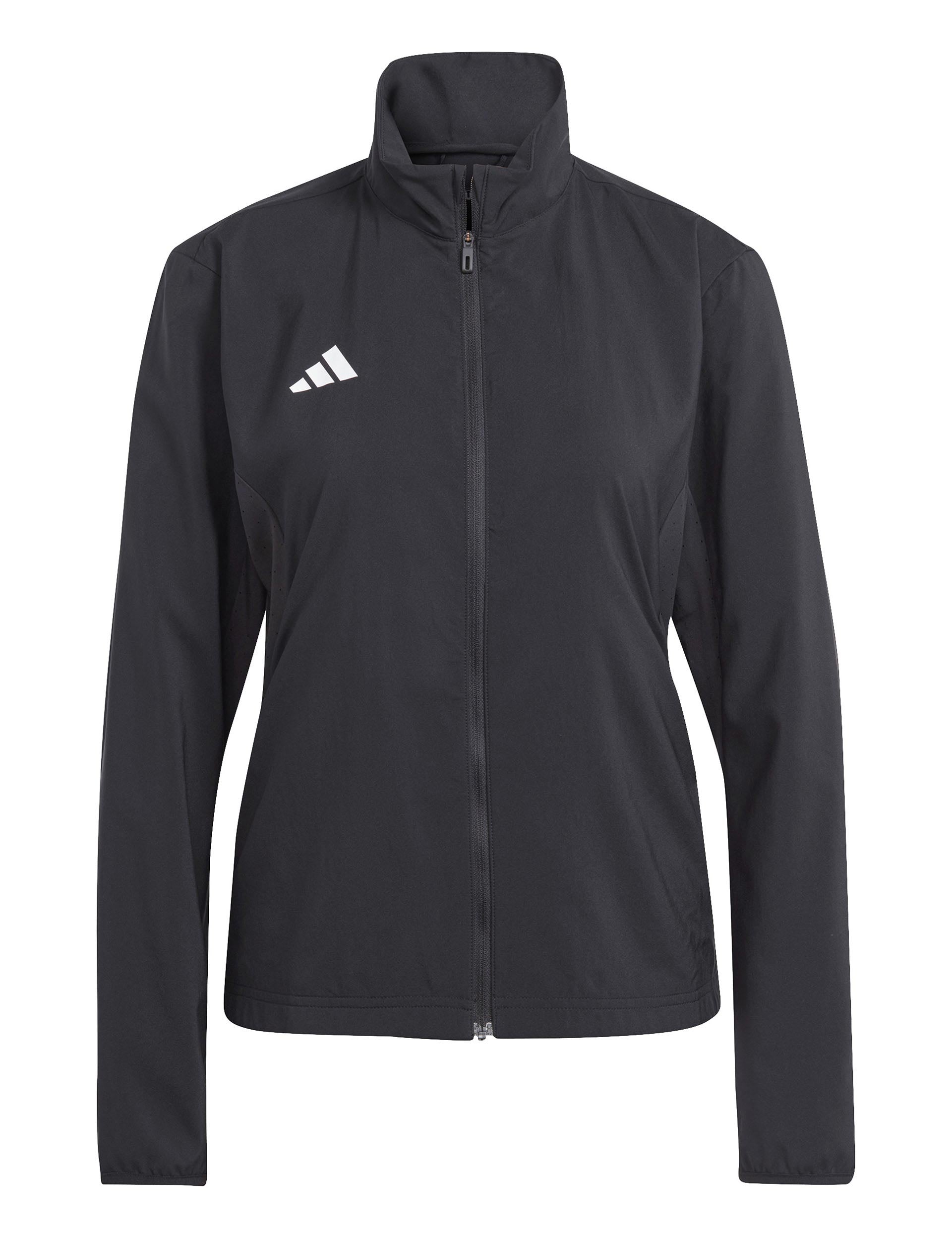 Adizero Essentials Running Jacket for Men & Women - Lightweight Waterproof Windbreaker for Outdoor Jogging & Training - Black