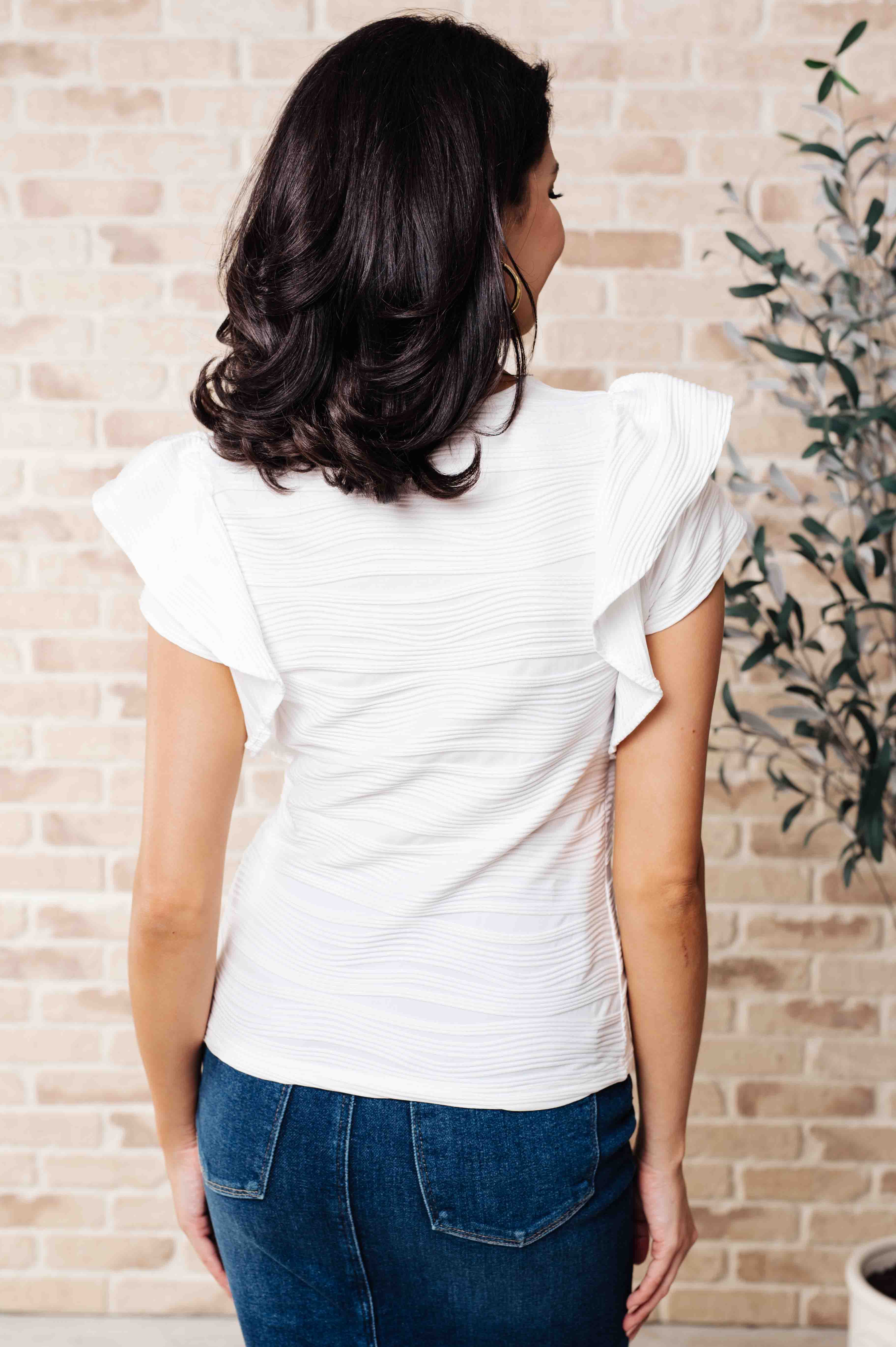 Best Selling Ruffle Sleeve Blouse for Women | Elegant Floral Print Top | Perfect for Office, Date Night & Special Occasions