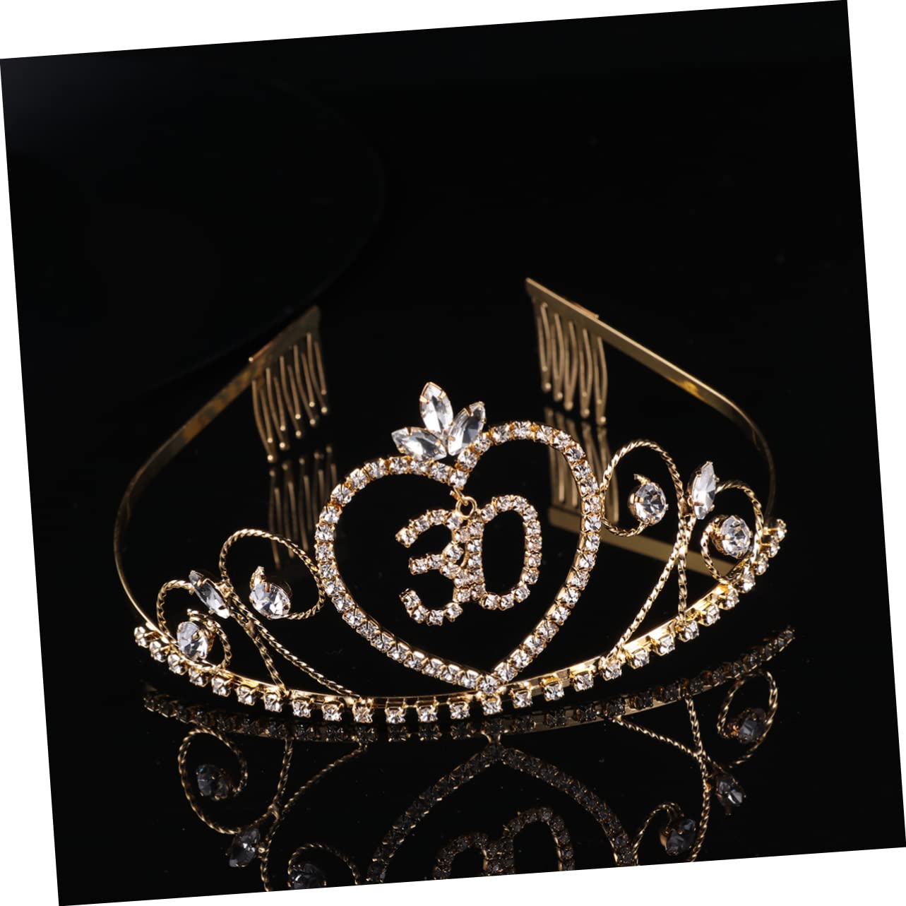 Abaodam 3-Piece Rhinestone Wedding Crown Set - Elegant Shiny Tiara Headpiece for Brides, Birthday Hair Accessories & Special Occasions | Perfect for Weddings, Prom, Pageants, and Formal Events