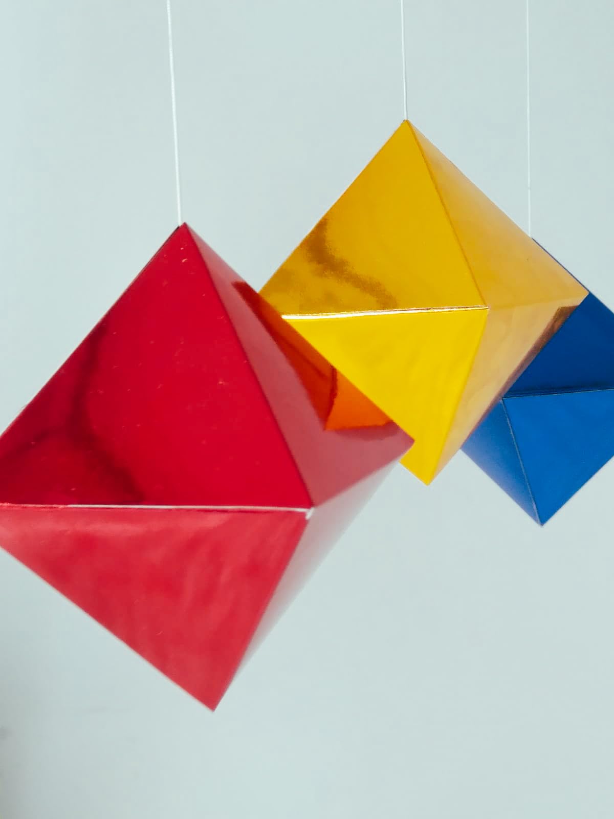 Montessori Baby Mobile Set - 4-in-1 Crib Mobile Gym with Octahedron & Munari Mobiles | Hanging Toys for Newborns & Infants | Perfect for Nursery Decor & Early Childhood Development