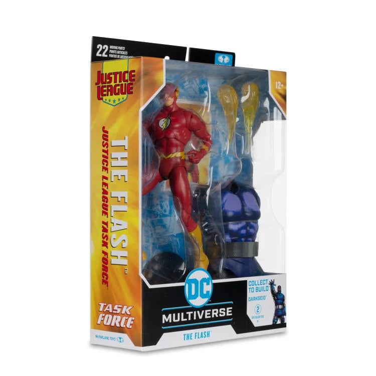 Justice League Task Force The Flash DC Multiverse Action Figure - Collect to Build Darkseid - Perfect for Superhero Fans & Collectors - Display, Play, or Gift for Comic Book Lovers