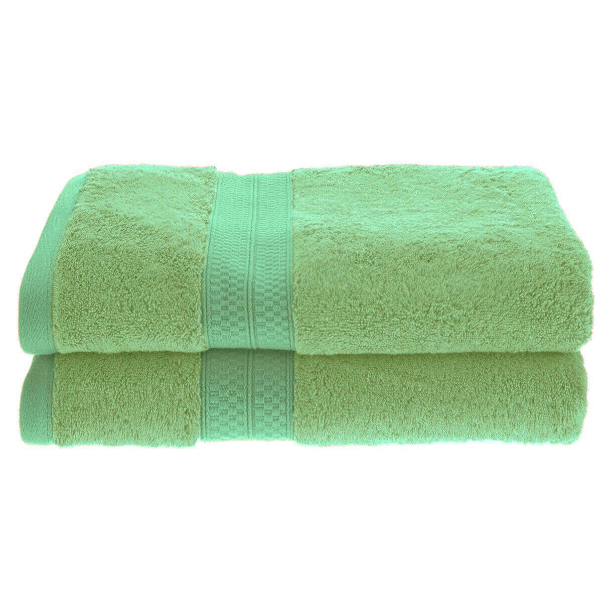Premium 650 GSM Quick-Dry Rayon Bath Towel Set - 2-Piece Ultra Soft & Absorbent Bathroom Towels for Spa, Gym, Pool & Luxury Home Use