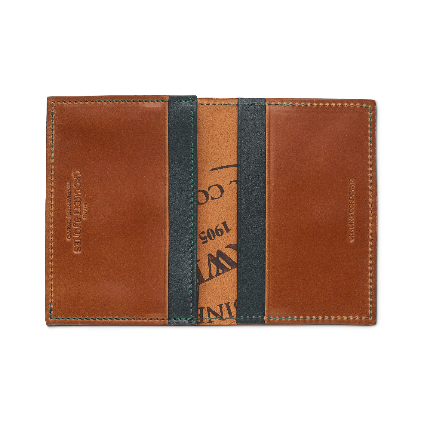 Premium Genuine Cordovan Whiskey Folded Card Case - Slim Wallet for Men & Women - Perfect for Business Cards, Credit Cards, and ID Holder (Gift Idea for Whiskey Lovers)