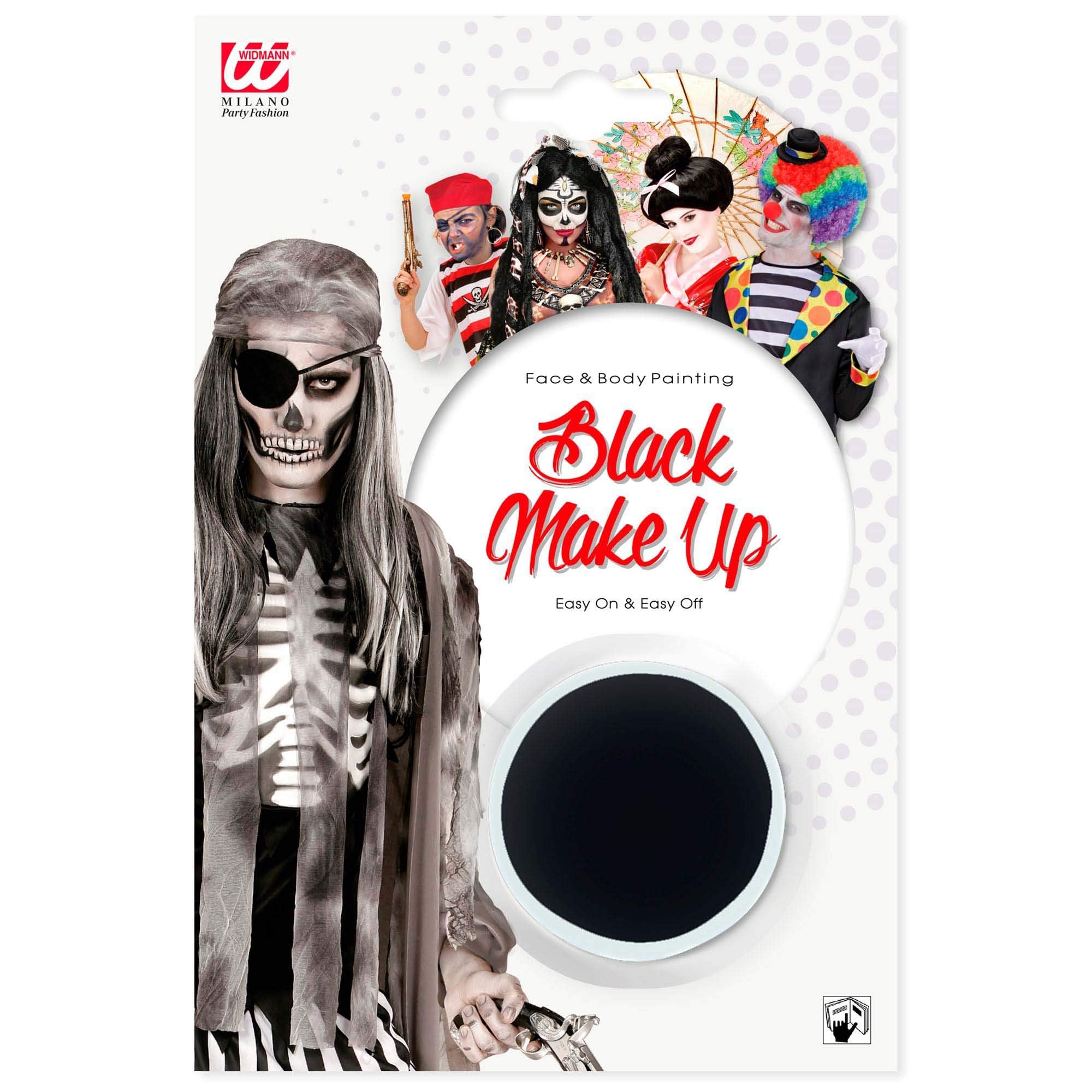 White Foundation Makeup for Fancy Dress & Cosplay - Perfect for Halloween, Costume Parties, and Theatrical Performances