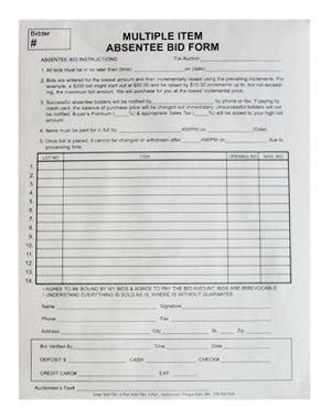 2-Part Carbonless In-Person Forms - 100/Pack for Office, Retail & Event Registration