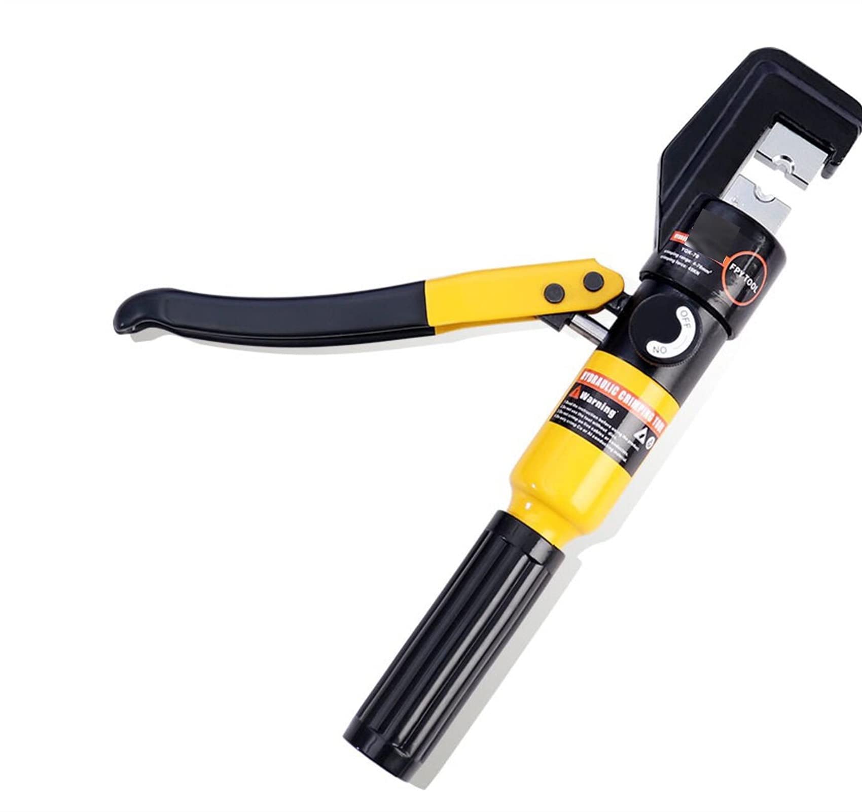 **Hydraulic Wire Crimper Tool with 9 Pairs of Dies - Battery Cable Lug Terminal Crimping for Heavy-Duty Electrical Work - Perfect for Automotive, Marine, and Industrial Applications**