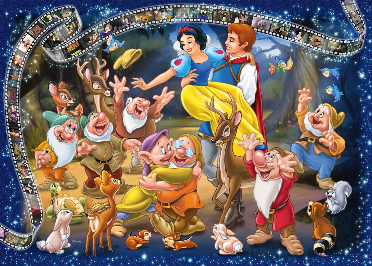 Ravensburger Disney Snow White 1000 Piece Jigsaw Puzzle for Adults - Premium Quality Puzzle Glue Included for Framing - 70x50 cm - Perfect for Family Game Night, Home Decor & Gift Ideas