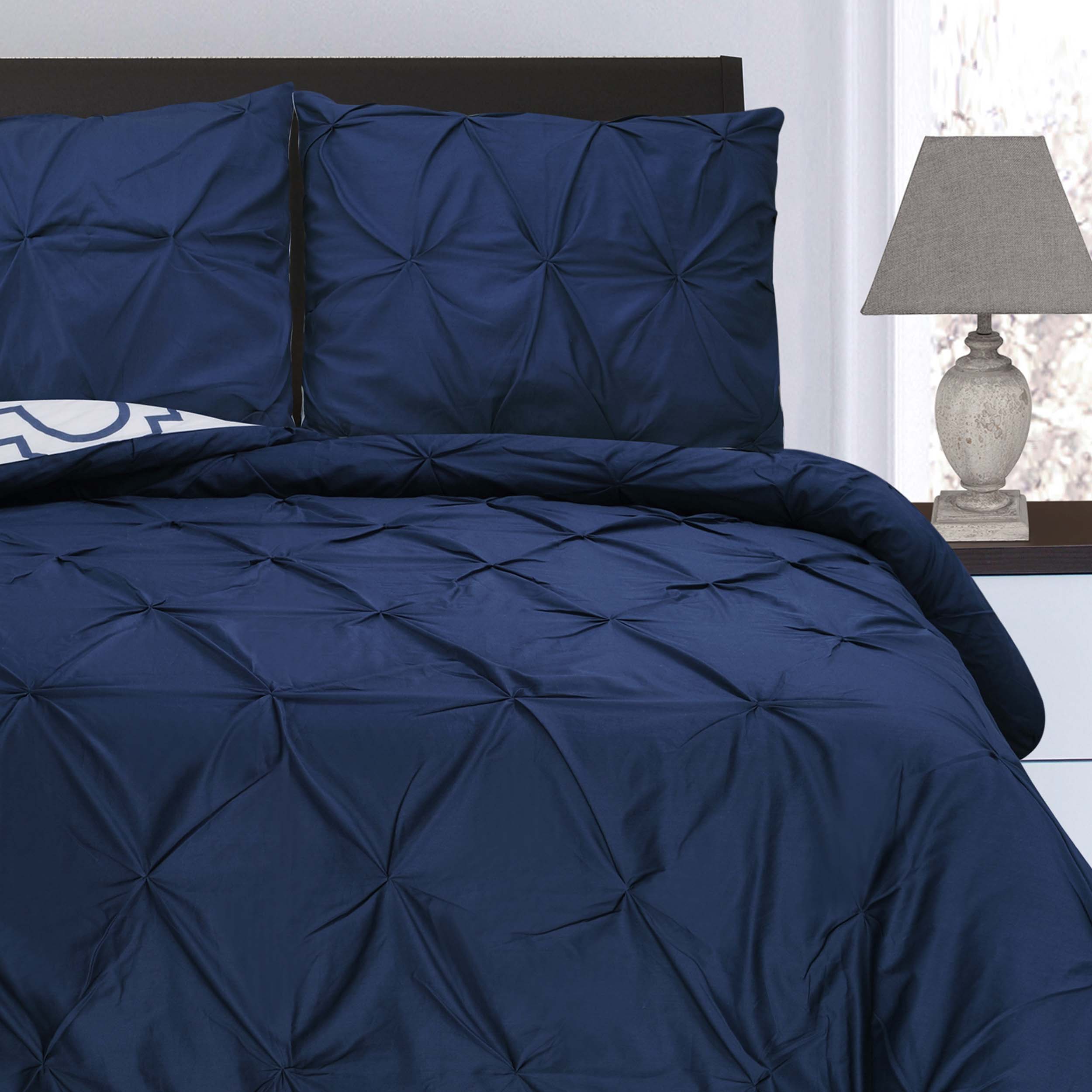 Premium Valencia Cotton Duvet Cover & Pillow Sham Set - Soft, Breathable 100% Cotton Bedding Set for Queen/King Size - Perfect for Cozy Bedrooms, Guest Rooms & Luxury Hotels