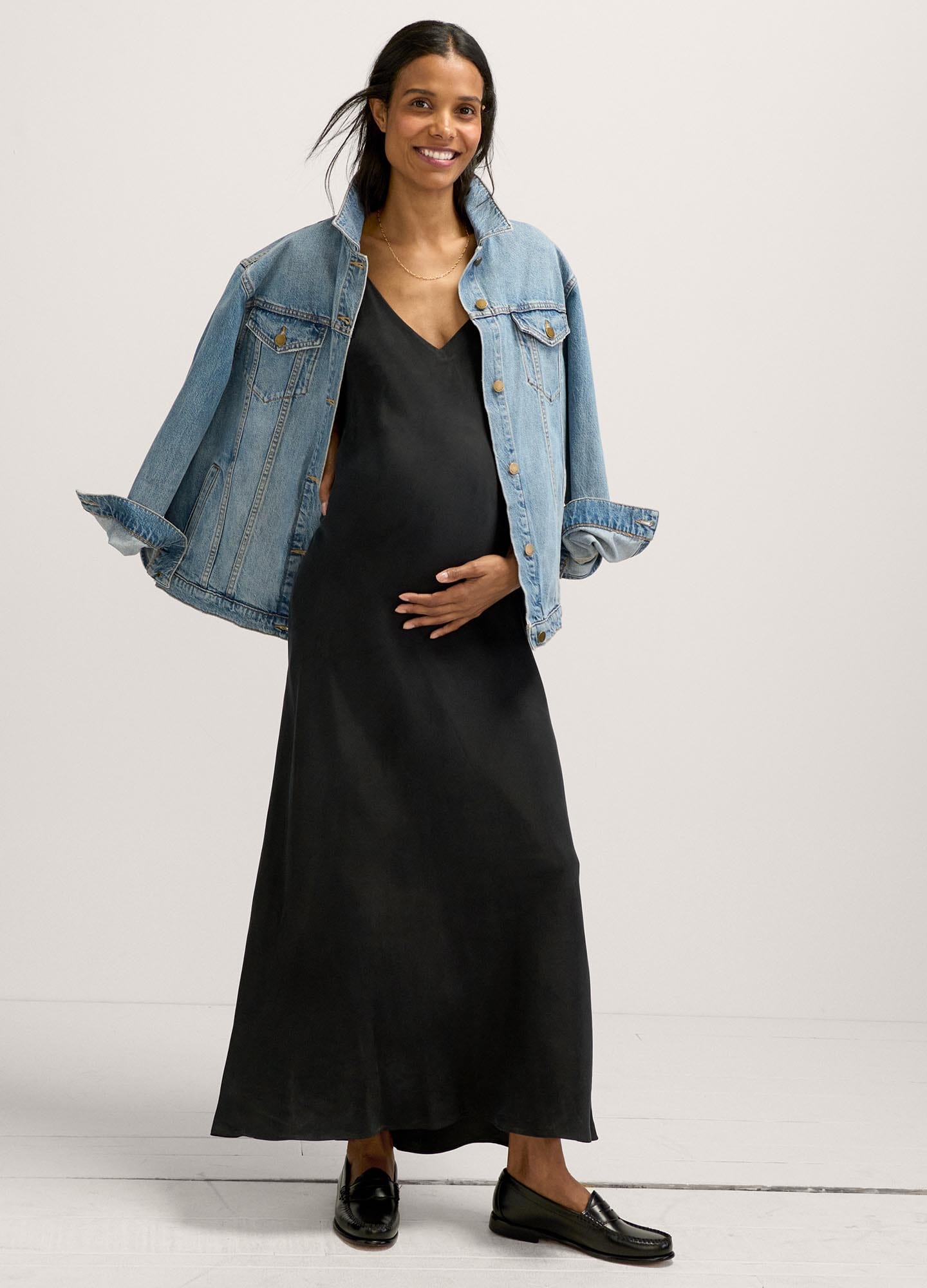 Ricky Slip Dress - Women's Elegant Satin Nightgown & Loungewear for Sleep, Date Night & Home Relaxation