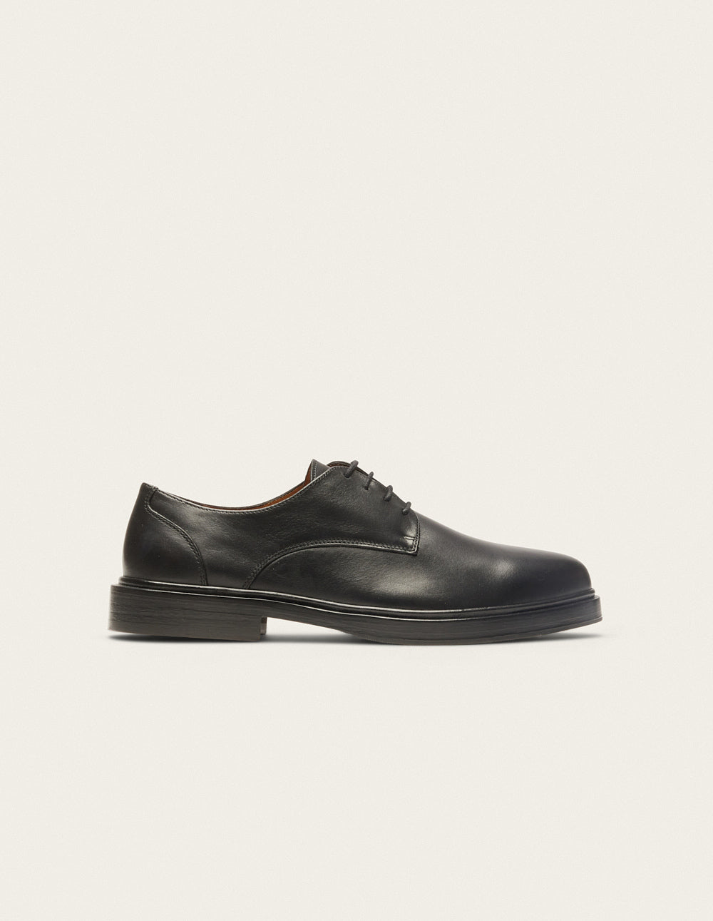Black Leather Edgar Derbies - Classic Men's Dress Shoes for Business, Office & Formal Occasions