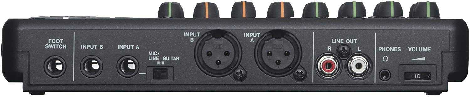 Tascam DP-008EX 8-Track Digital Audio Recorder with Pro Headphones, XLR Cables & Phone Holder - Portable Music Studio for Home Recording, Podcasting & Songwriting