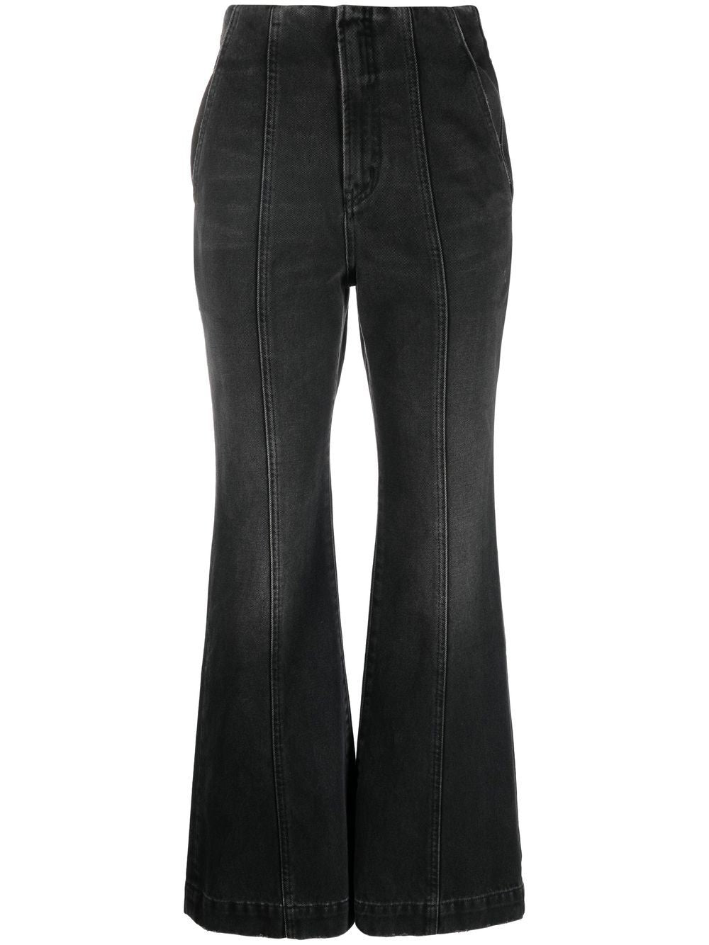 Stylish Ambush Black Jeans for Women & Men - Trendy High Waist Skinny Denim Pants - Perfect for Casual Outfits, Streetwear & Night Out