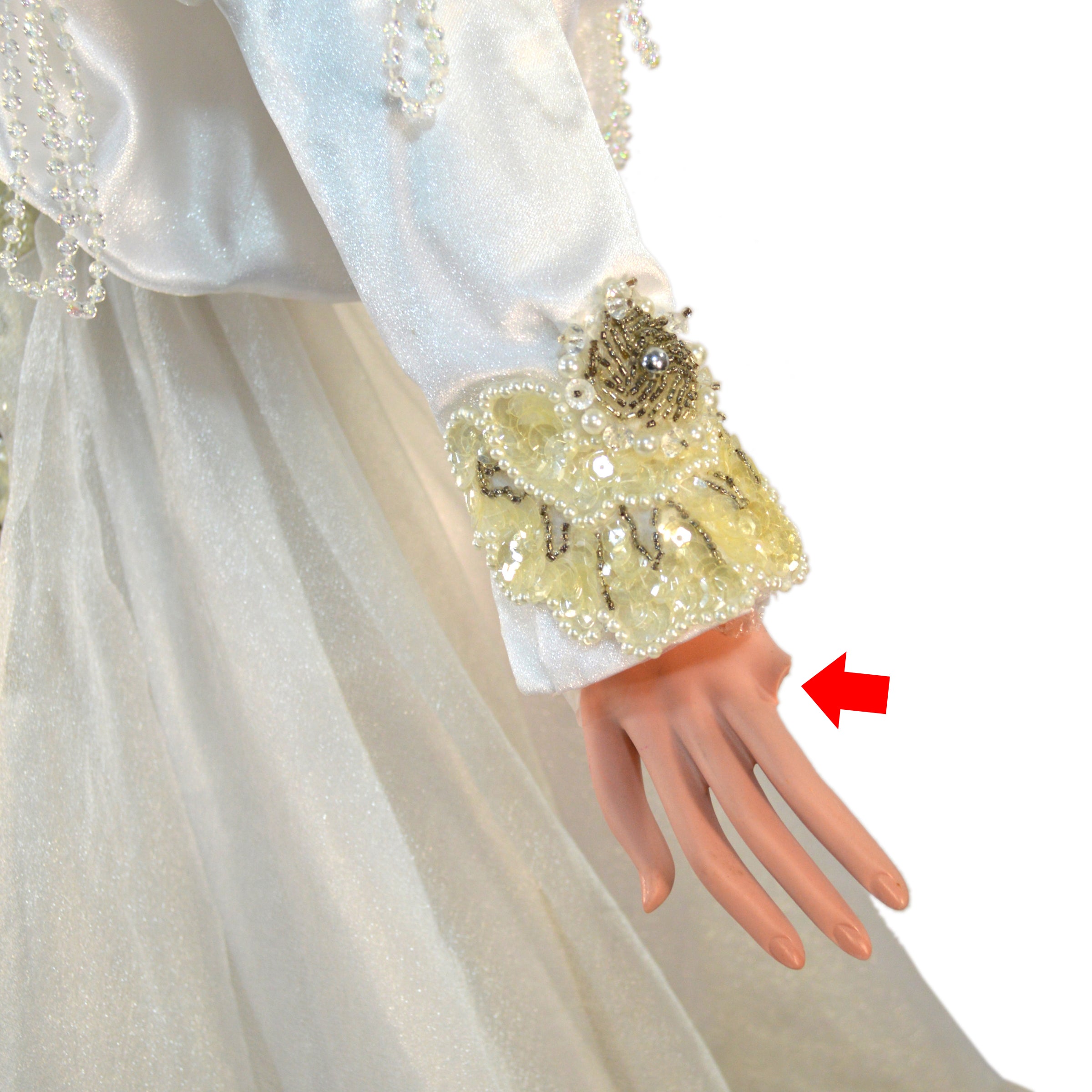 Rare Limited Edition Rustie 42 Porcelain Doll Heavenly Princess in White Dress #189/1500 - Perfect for Collectors & Home Décor