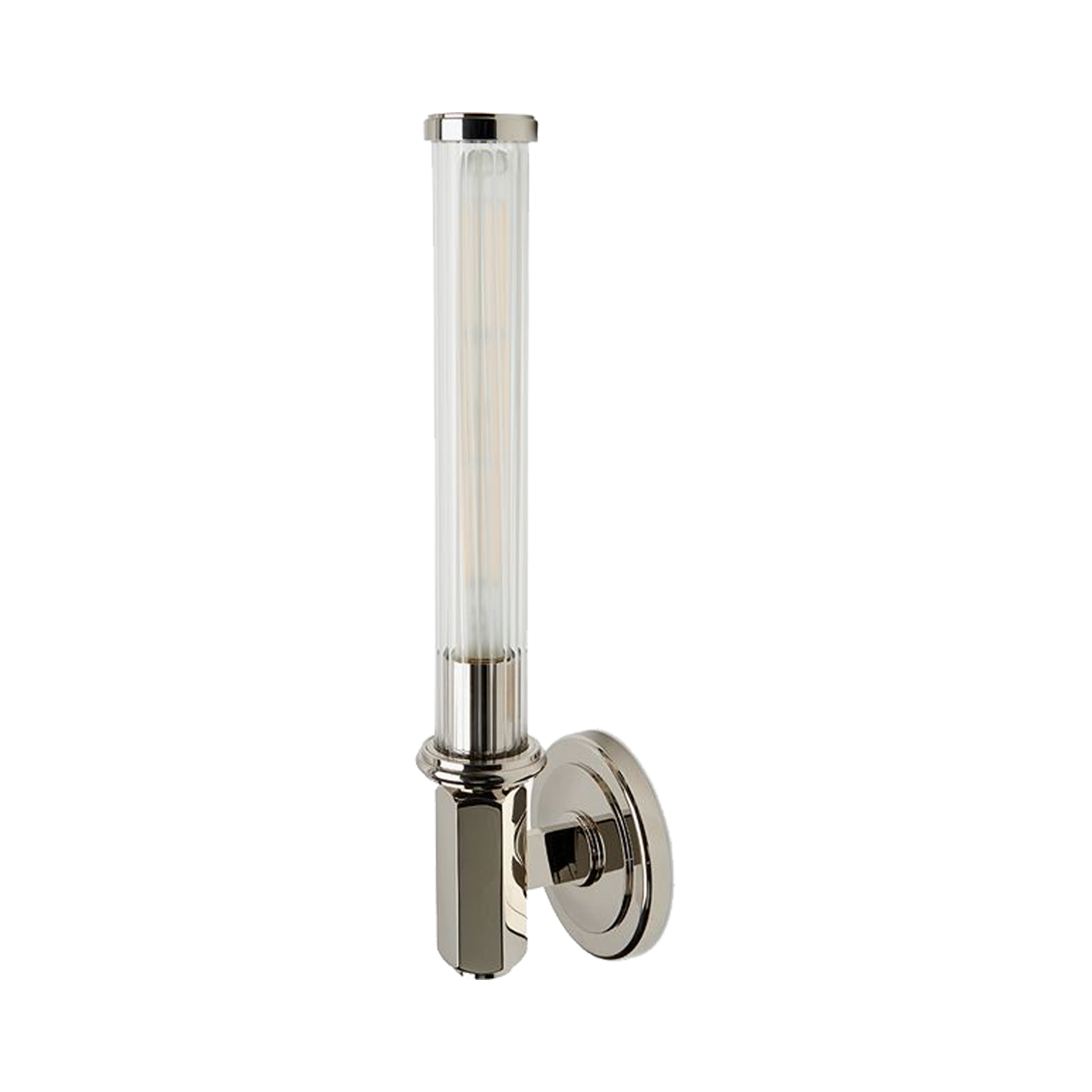Single Sconce Wall Light - Modern Brass Finish Regulator Sconce for Bedroom, Hallway & Living Room Lighting