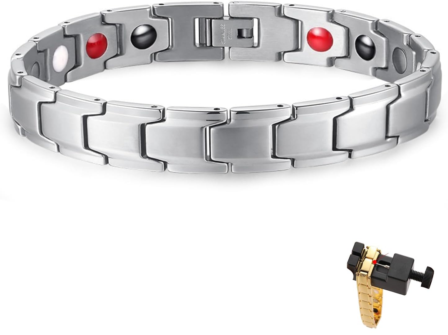 Quantum Copper Magnetic Bracelet for Men & Women - Adjustable Fashion Bracelet with Prostate Support - Perfect for Pain Relief, Energy Boost & Daily Wear