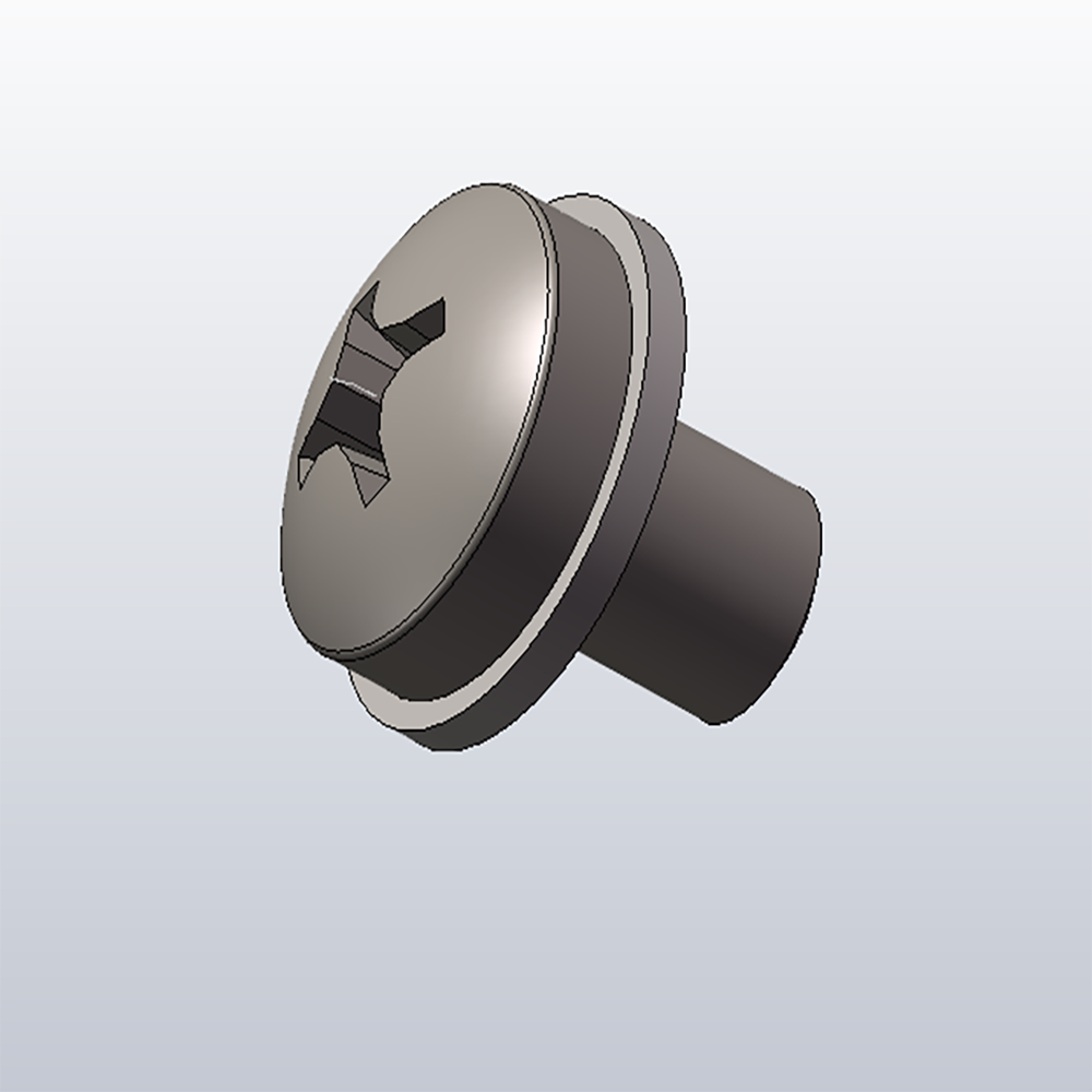 DP12VL 75 Philips Screw Assembly M4x6 - Durable Fastener for Electronics, Furniture & DIY Projects
