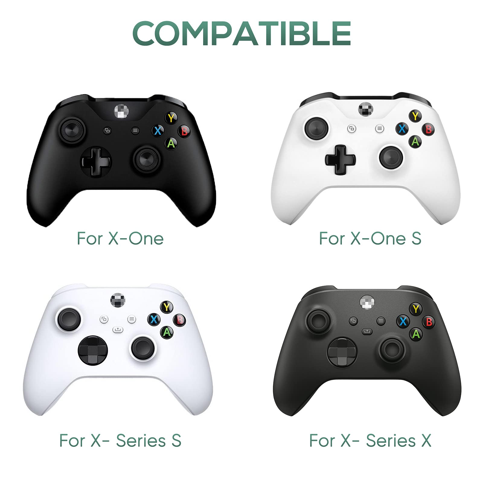 Wireless 2.4G Ergonomic Controller Keyboard for Xbox Series X/S - QWERTY Gamepad Keypad with Audio & Headset Jack - Compatible with Xbox Series X/S, One, One S - Perfect for Gaming Live Chat & Streaming