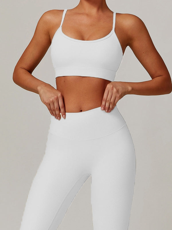 ZASUWA Women's Ribbed Tracksuit Set - Comfortable & Stylish Two-Piece Outfit for Gym, Lounge & Casual Wear