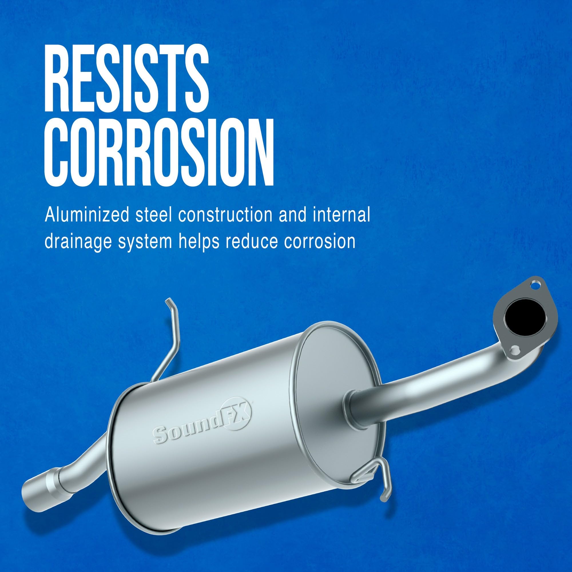 Walker SoundFX Universal 17162 Exhaust Muffler - 2.5