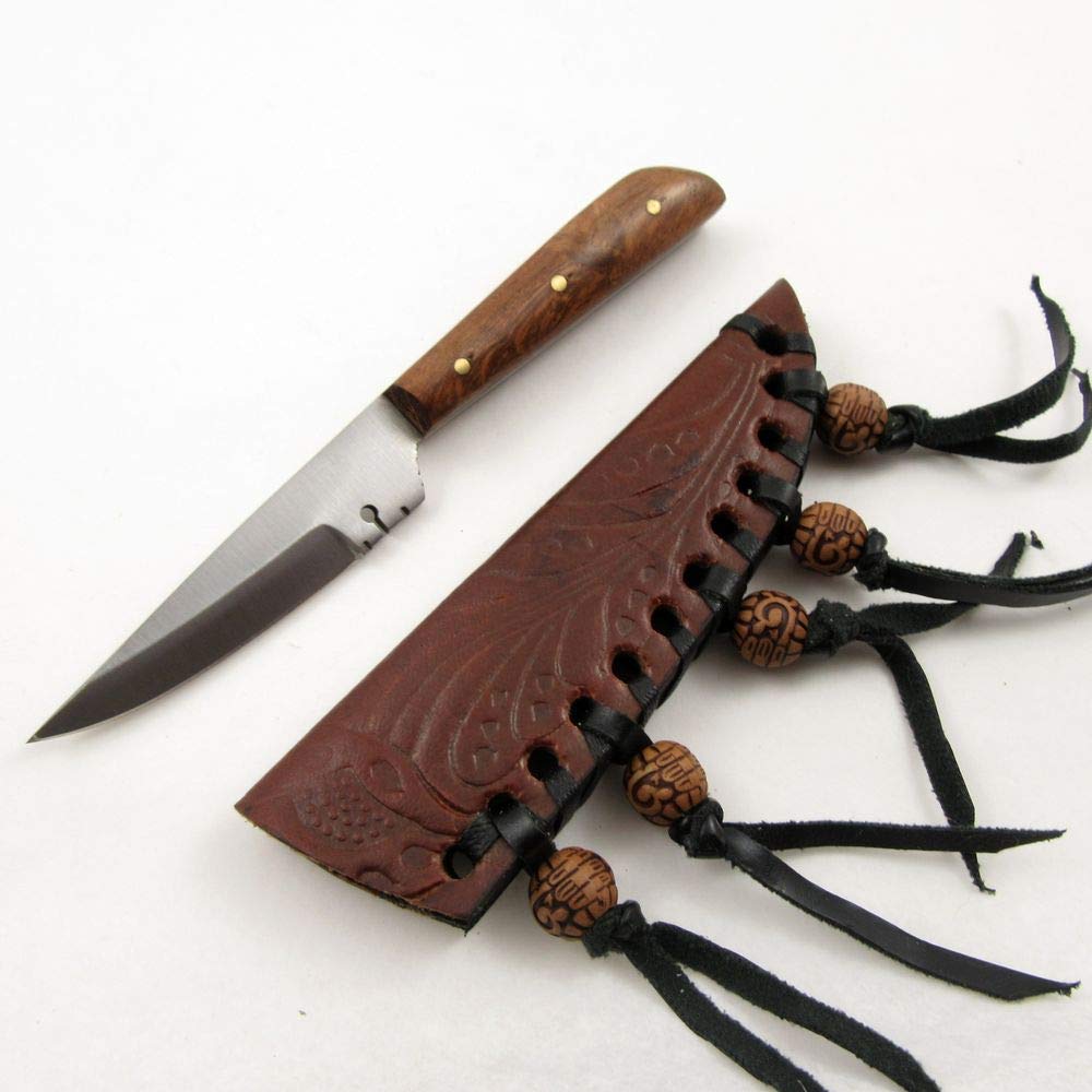 SZCO Supplies Small Patch Knife - Compact Outdoor Survival Knife with Sheath for Camping, Hiking & Bushcraft | Stainless Steel Blade & Ergonomic Handle