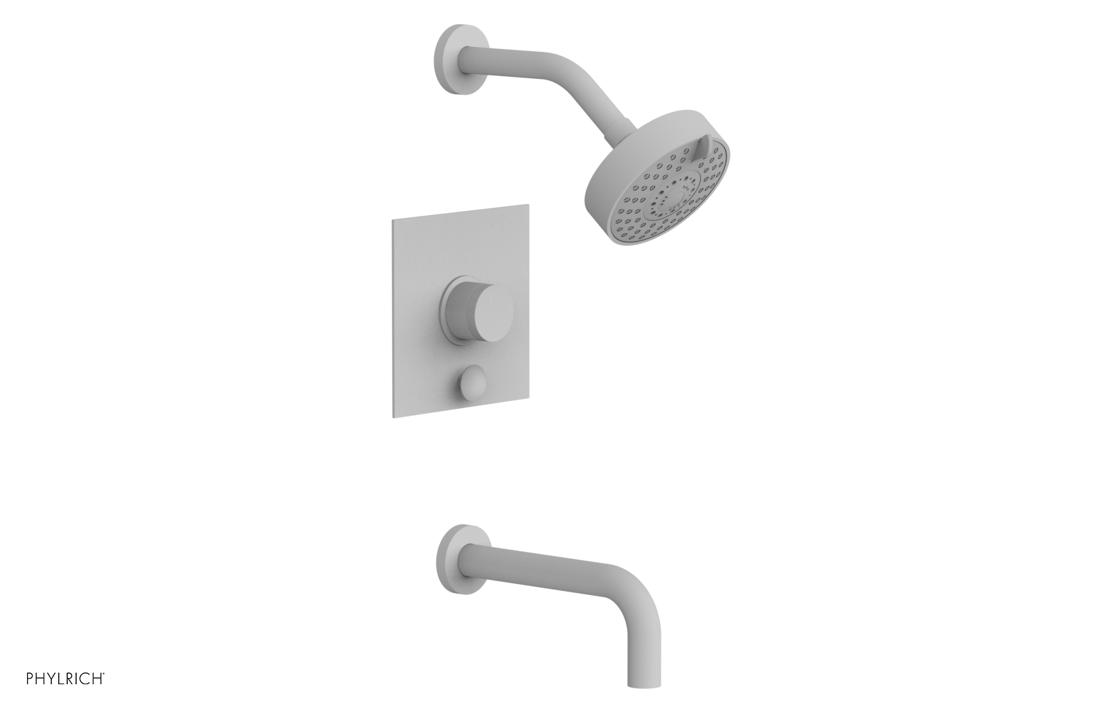 BASIC II Pressure Balance Tub and Shower Faucet Set 230S 26 - Chrome Finish for Bathroom & Shower Installation | Perfect for Modern Home Renovation & Spa-Like Experience