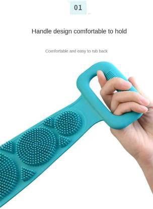 Premium Silicone Body Scrubber - Exfoliating Back Brush for Deep Cleansing & Dead Skin Removal - Perfect for Shower, Bath, and Spa Use