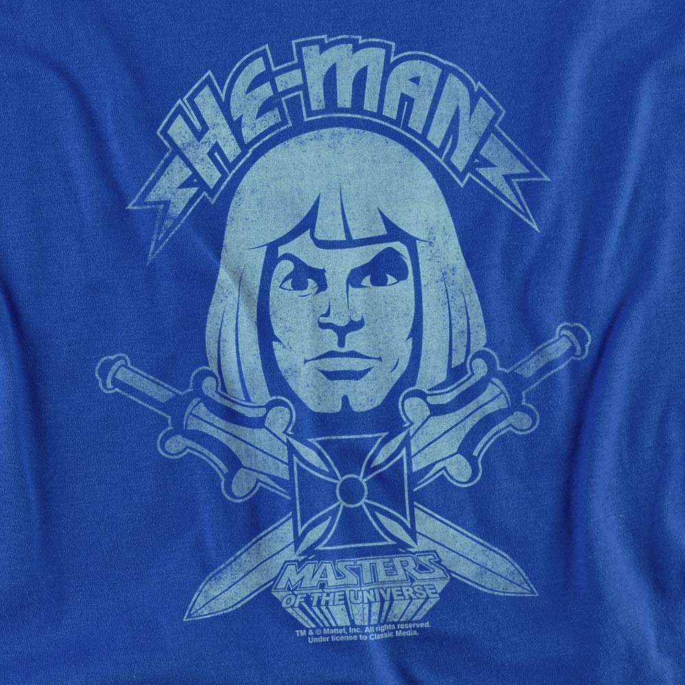 He-Man Masters of The Universe Women's T-Shirt | Vintage 80s Cartoon Graphic Tee | Perfect for Cosplay, Comic Con & Casual Wear