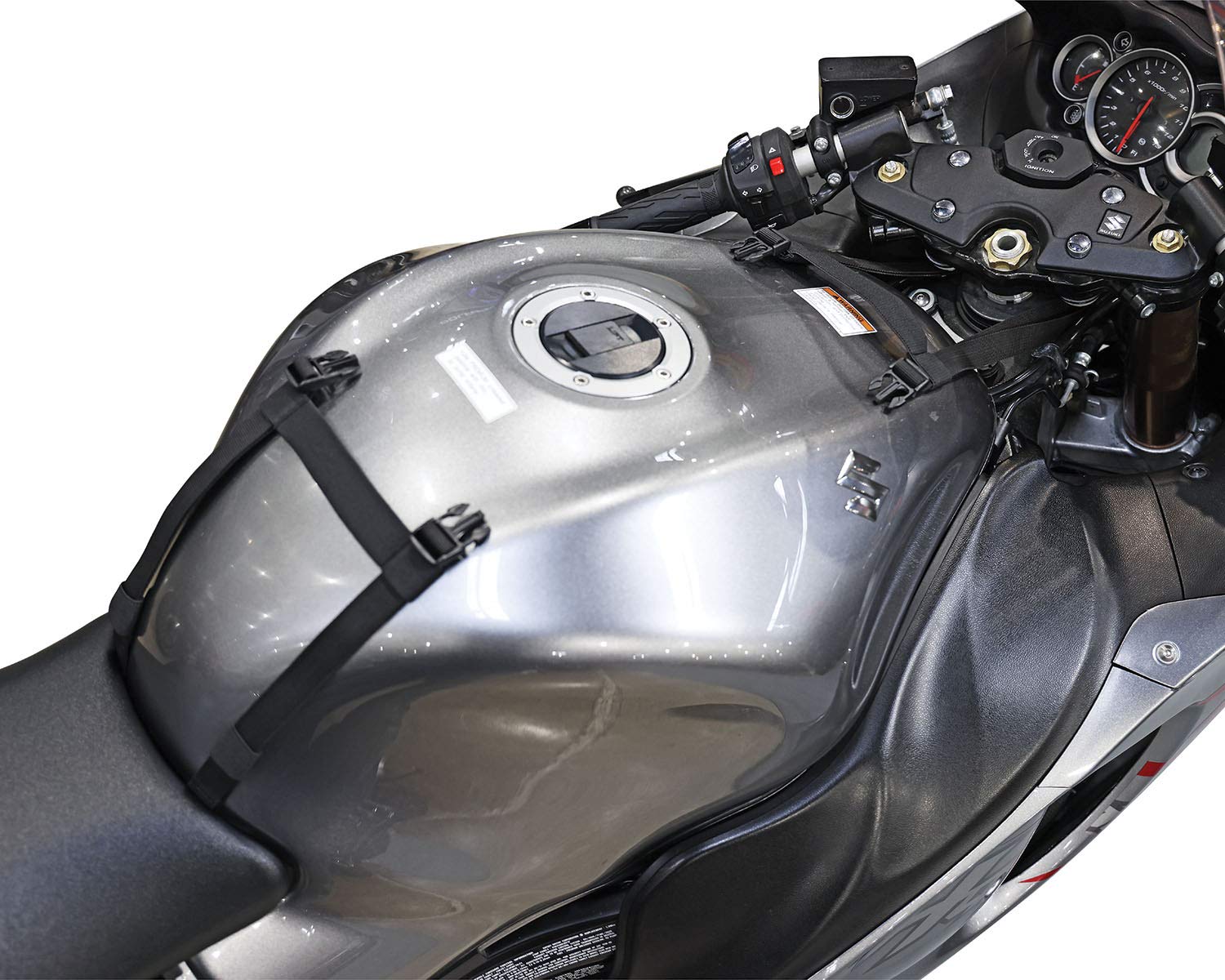 Nelson-Rigg Commuter Sport Motorcycle Tank Bag - Magnetic & Strap Dual Mount System for Secure Riding - Perfect for Daily Commute and Adventure Tours