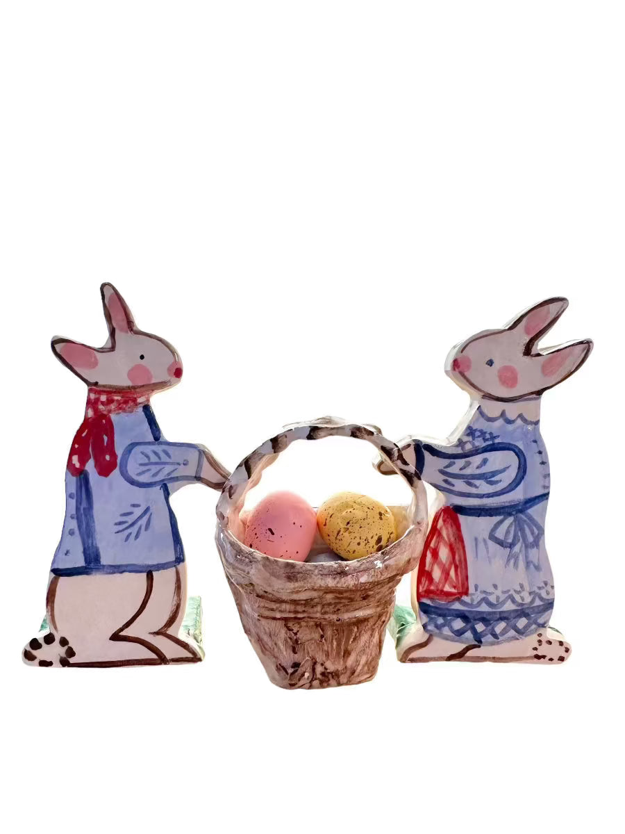 Spring & Easter Grotto Decor - Welcome Happy Morning Sign - Perfect for Home, Garden & Easter Party Decorations
