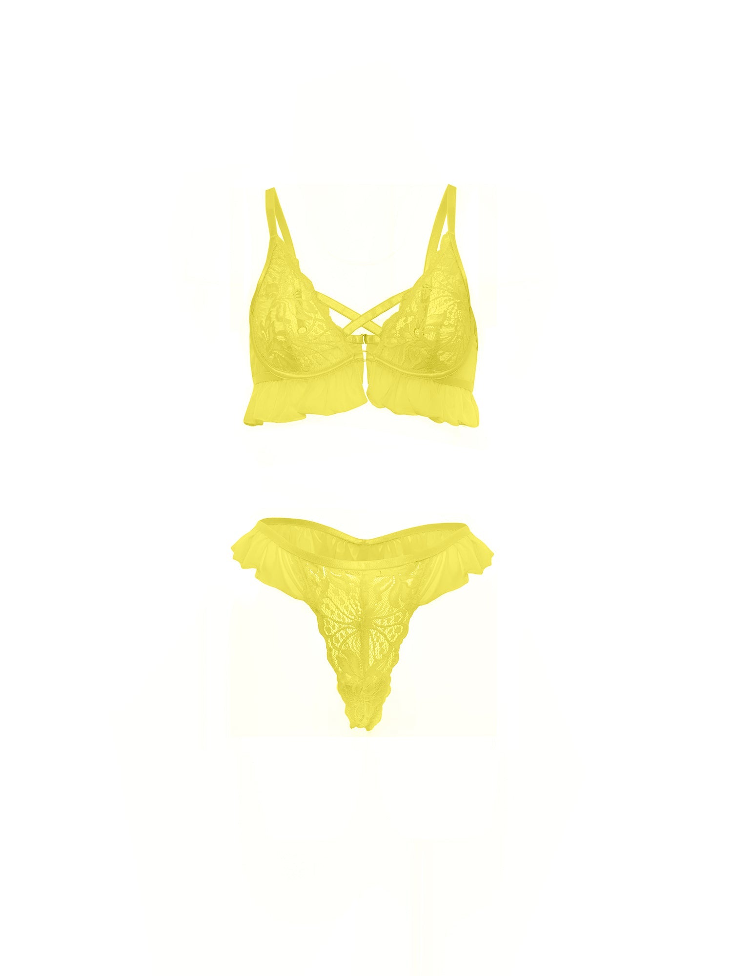 Noell Lacey Bra Set - Comfortable Women's Underwear with Adjustable Straps & Soft Lace for Everyday Wear - Perfect for Work, Date Night & Lounge Wear