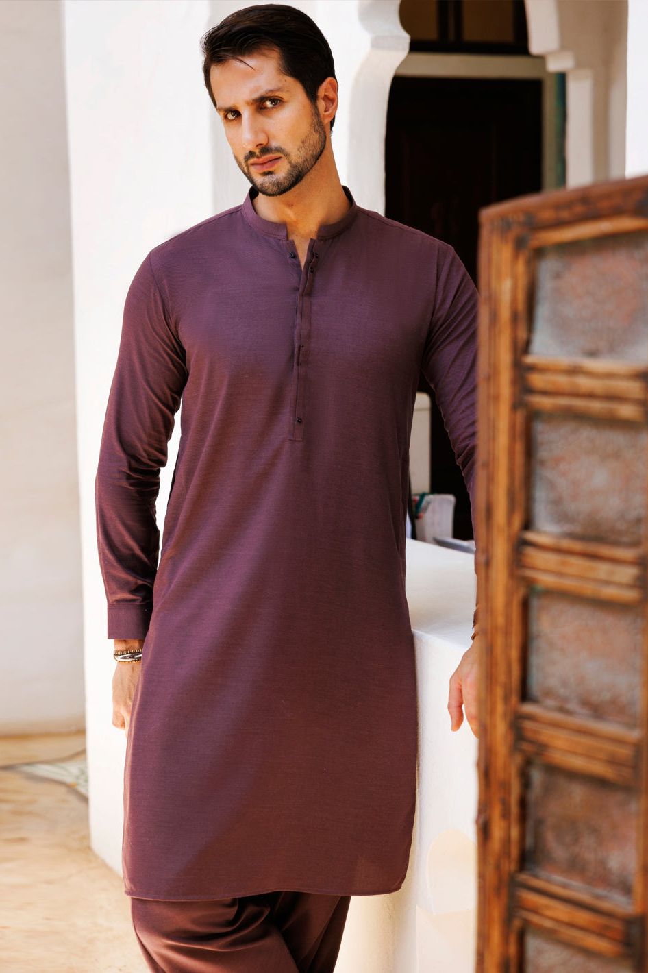 Elegant Blended Purple Shalwar Kameez Outfit - Traditional Pakistani Dress for Women - Perfect for Weddings, Parties & Special Occasions