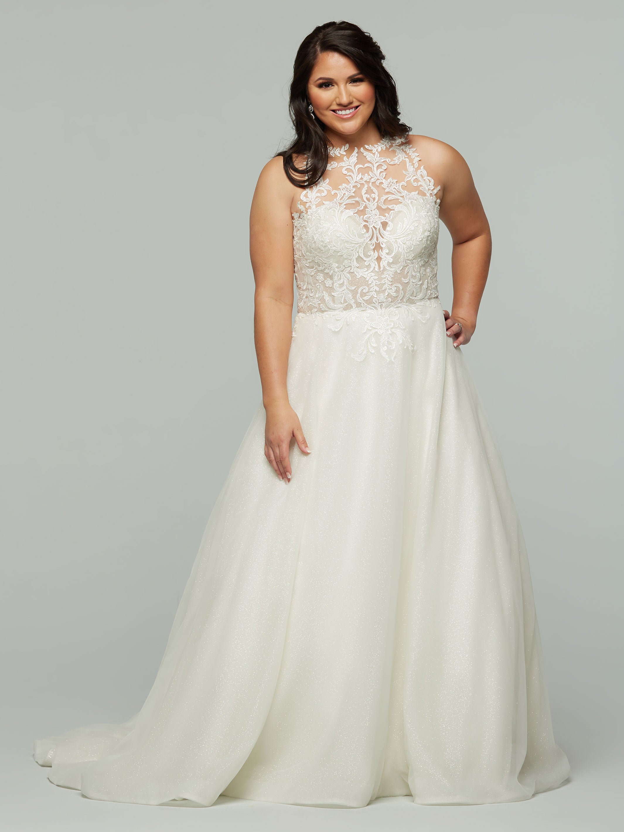 Elegant Jamie A-Line Wedding Dress for Bride – Perfect for Church, Beach, and Garden Ceremonies